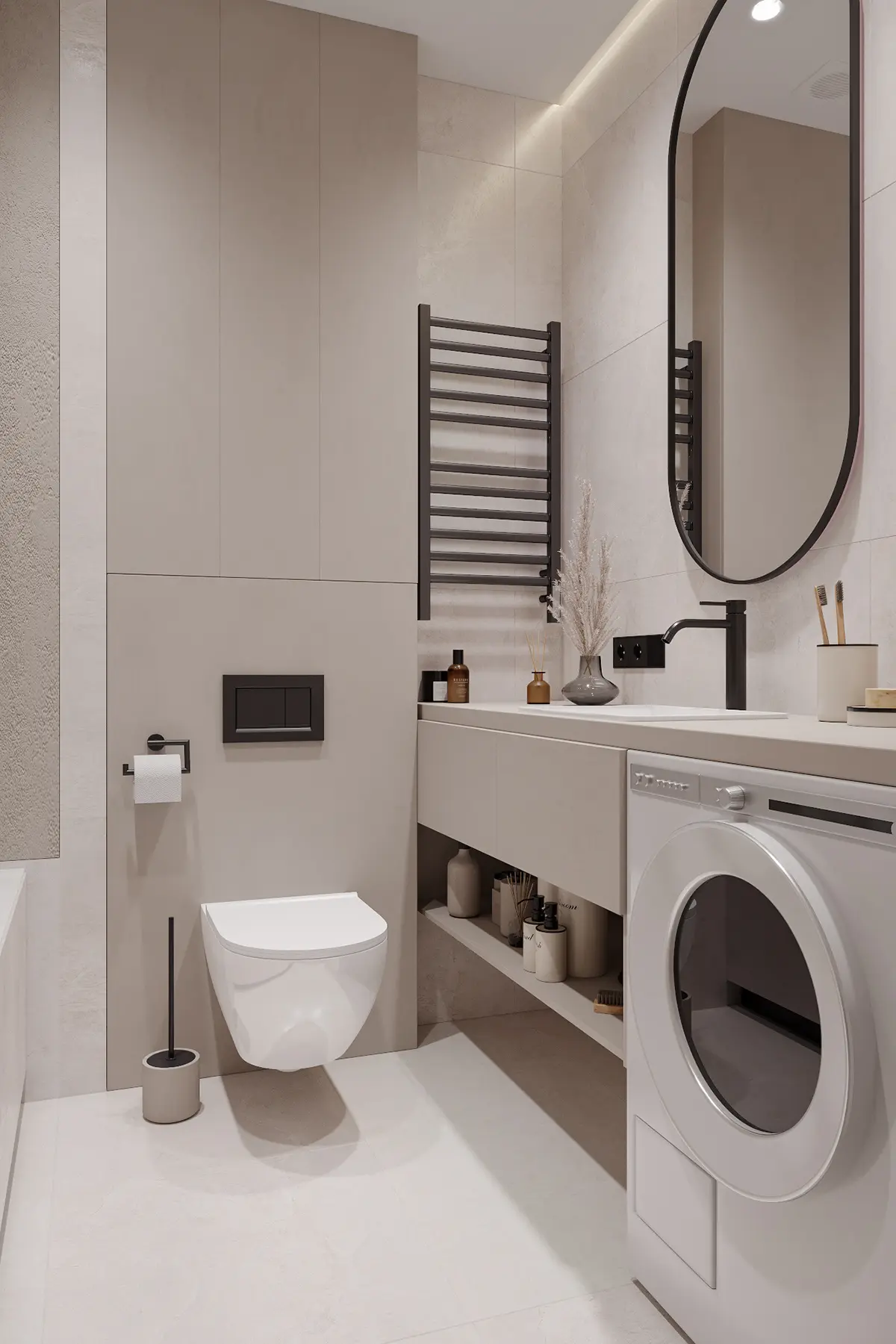 Bathroom — First Unicorn Interiors project, Dubai
