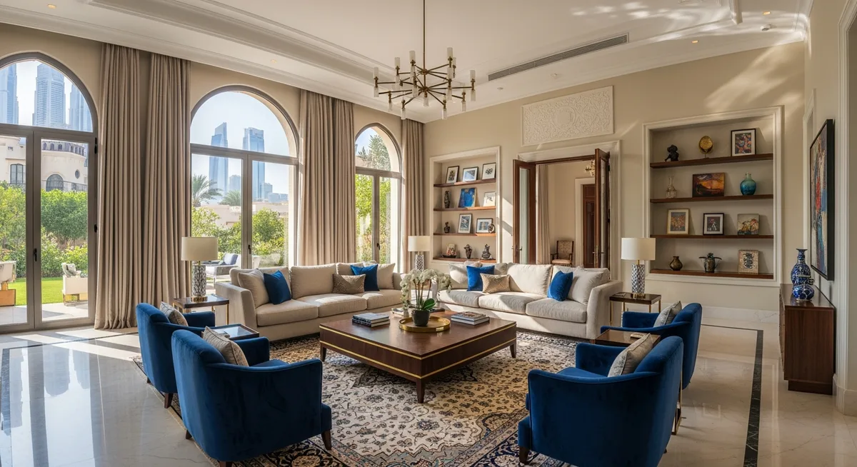 Вилла Al Wasl — проект First Unicorn Interiors, Дубай