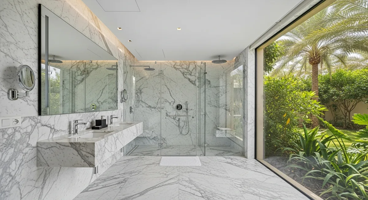 Bathroom al barari — First Unicorn Interiors project, Dubai