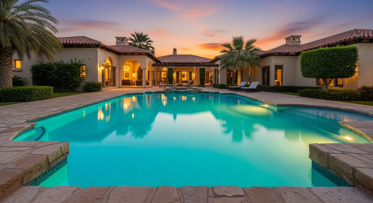 Family pool ar — First Unicorn Interiors project, Dubai