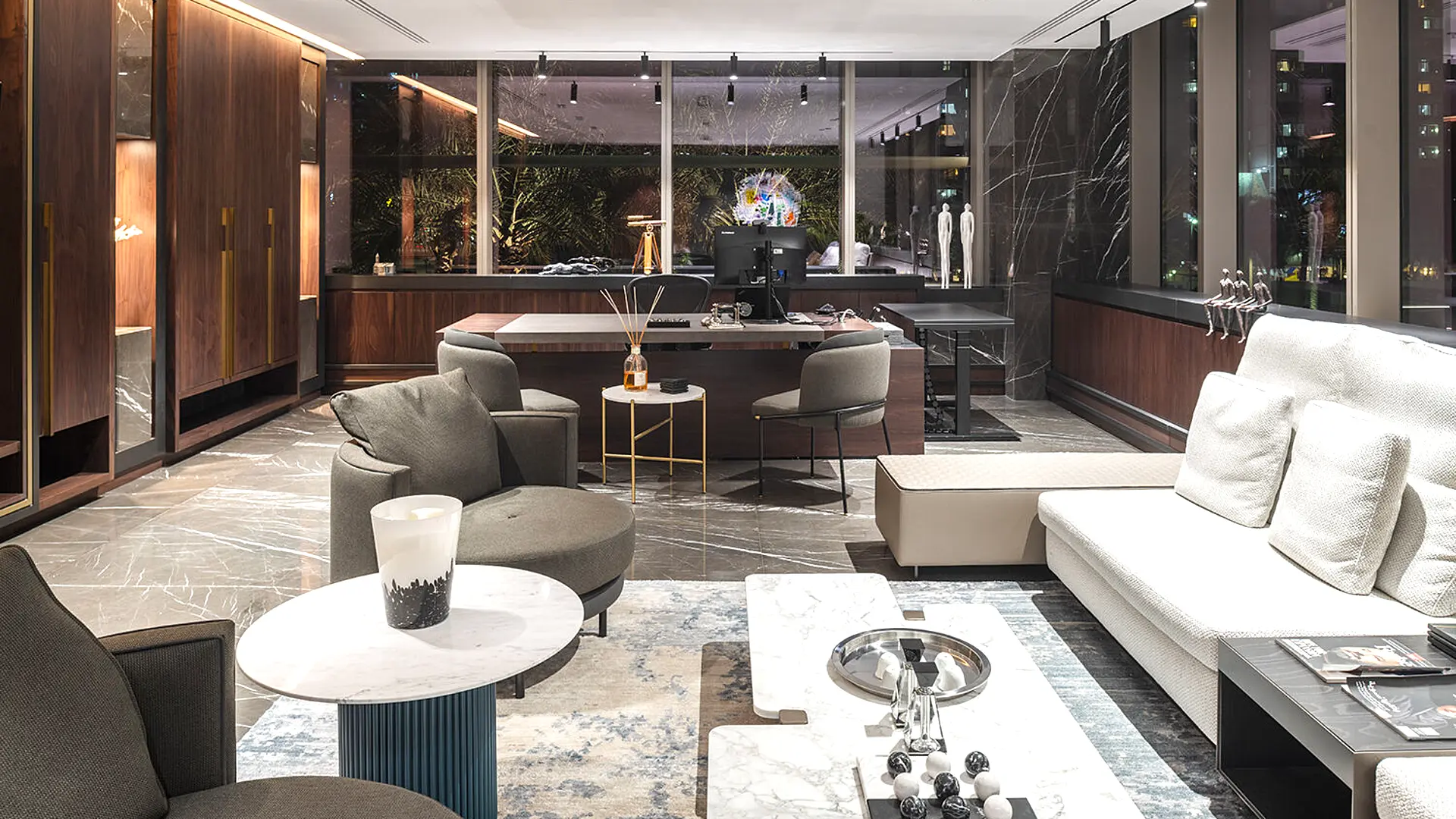 Marble showroom deira — First Unicorn Interiors project, Dubai