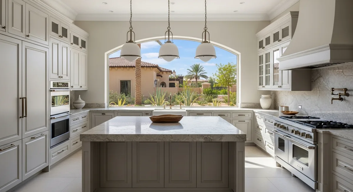 Villa Fit-Out in Serena — Stone & finishes — First Unicorn Interiors