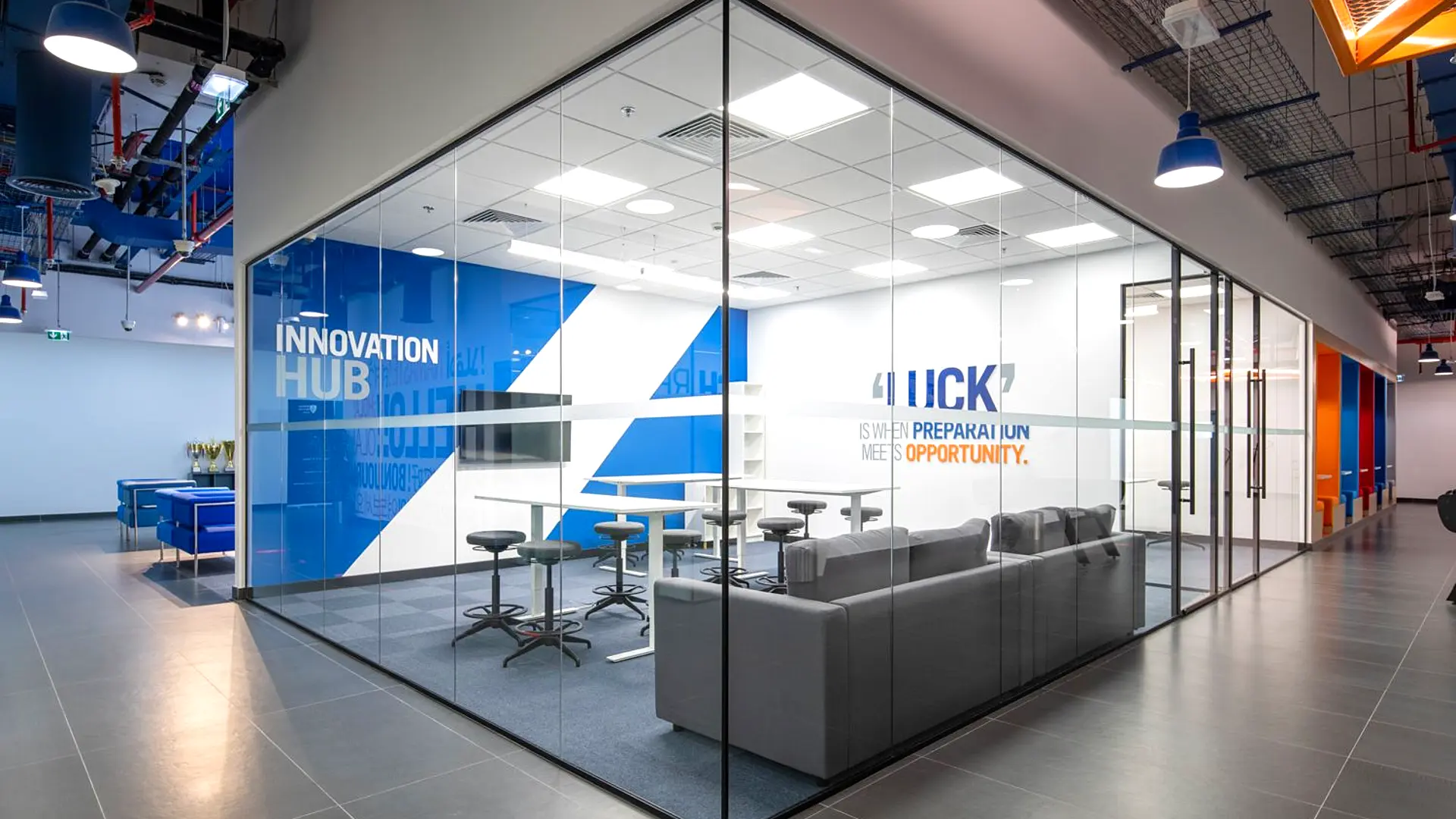 Office Fit-Out in Al Quoz — Design & layout — First Unicorn Interiors