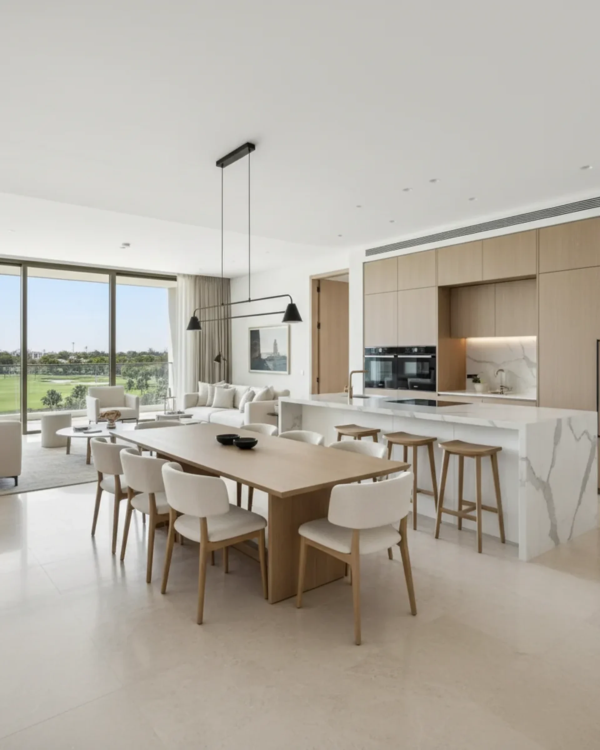 DAMAC Hills apartment renovation — First Unicorn Interiors Dubai