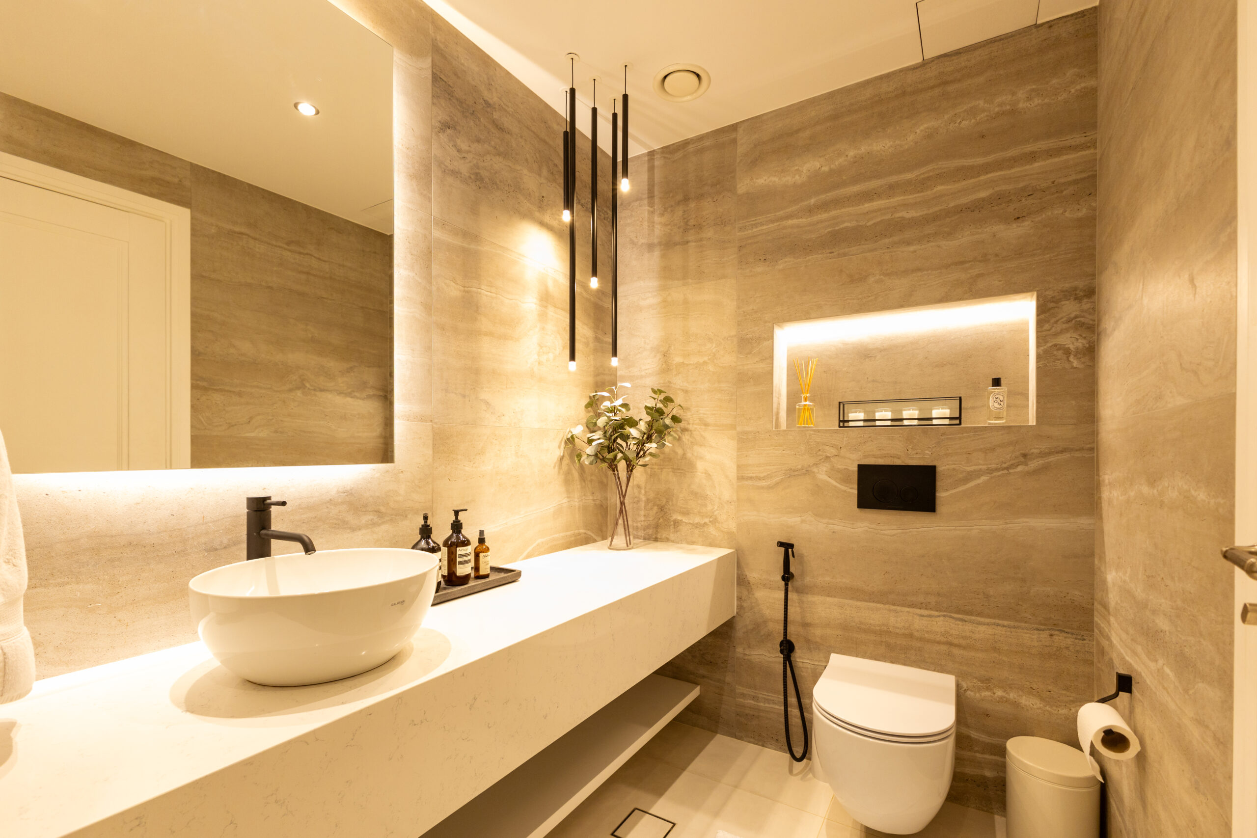 drywall partition contractor dubai detail — premium materials