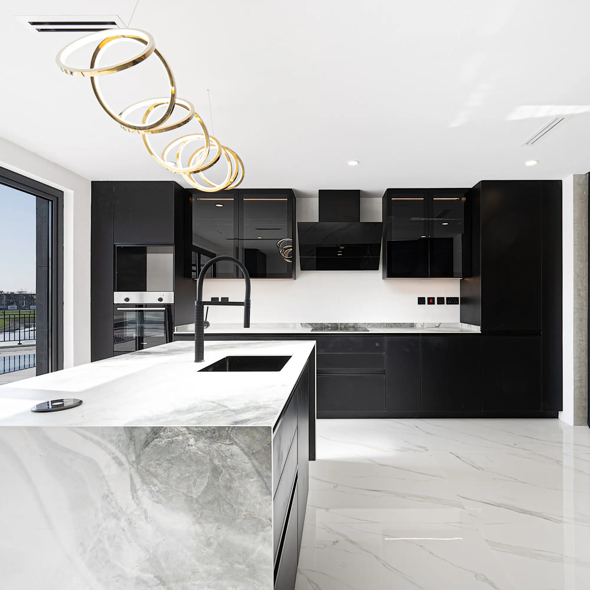 kitchen renovation company in dubai detail — premium materials