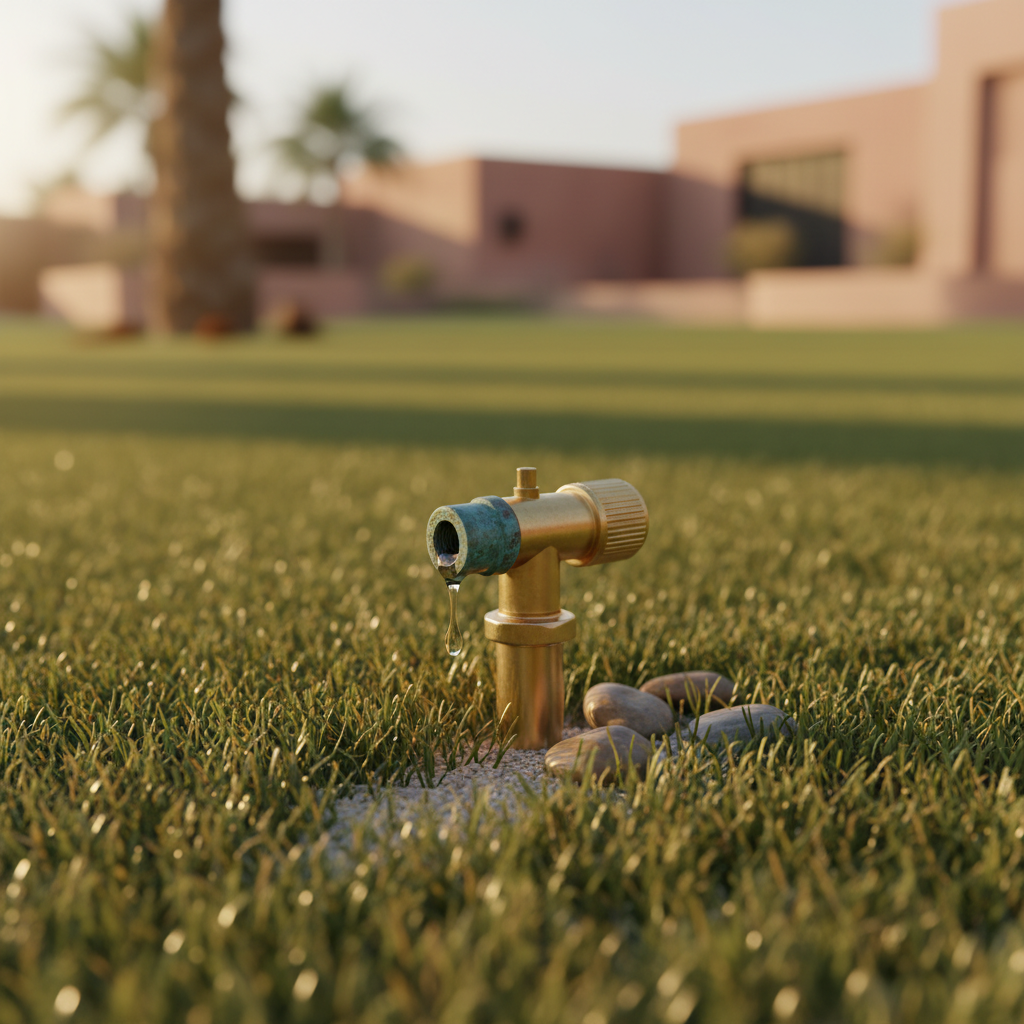 landscaping company dubai detail — premium materials