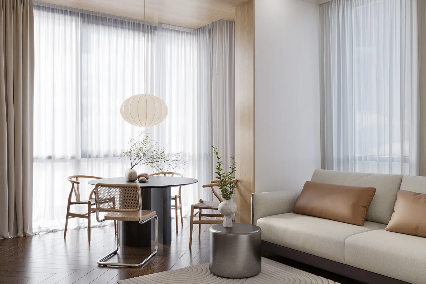 office design contractors detail — premium materials