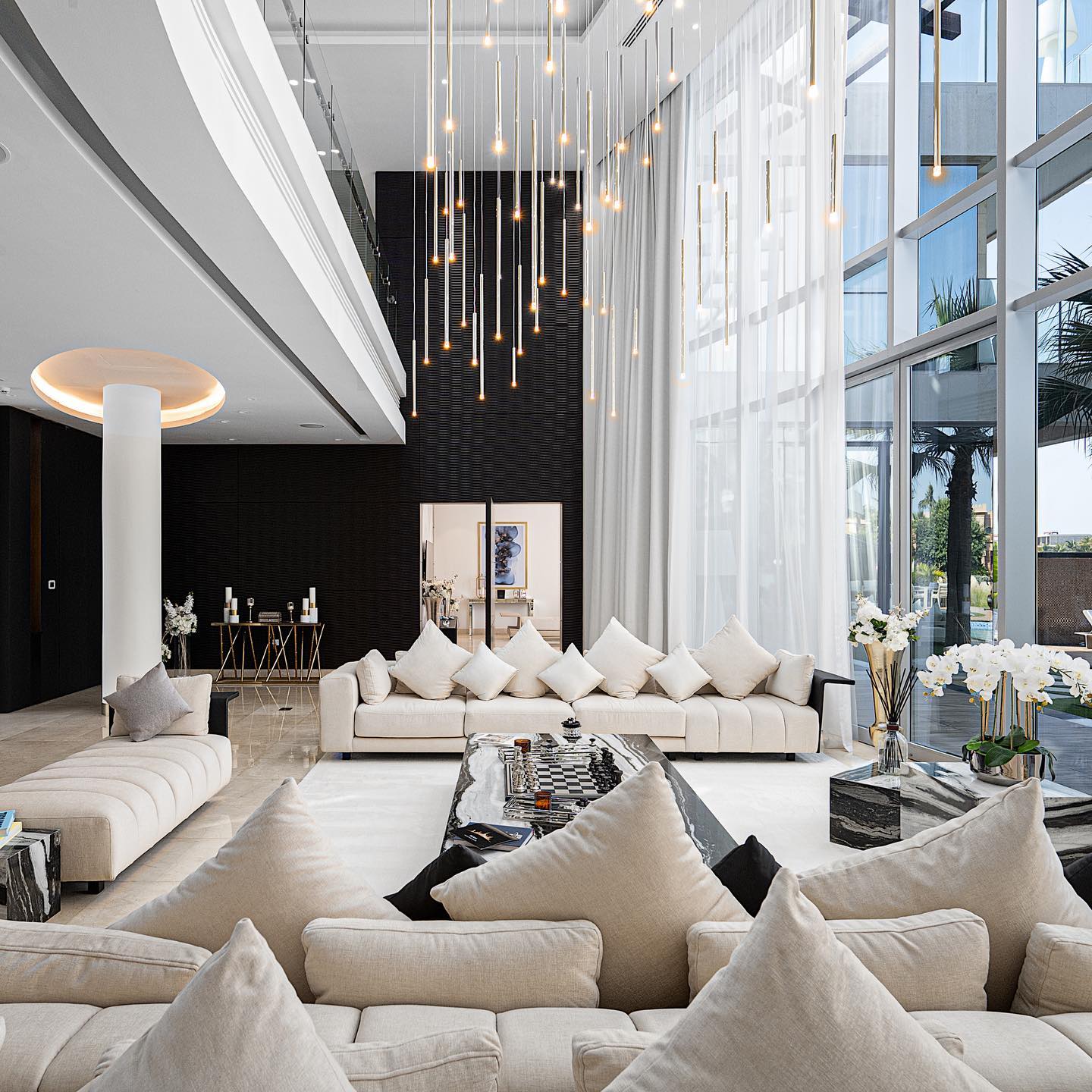 office interior design company dubai detail — premium materials