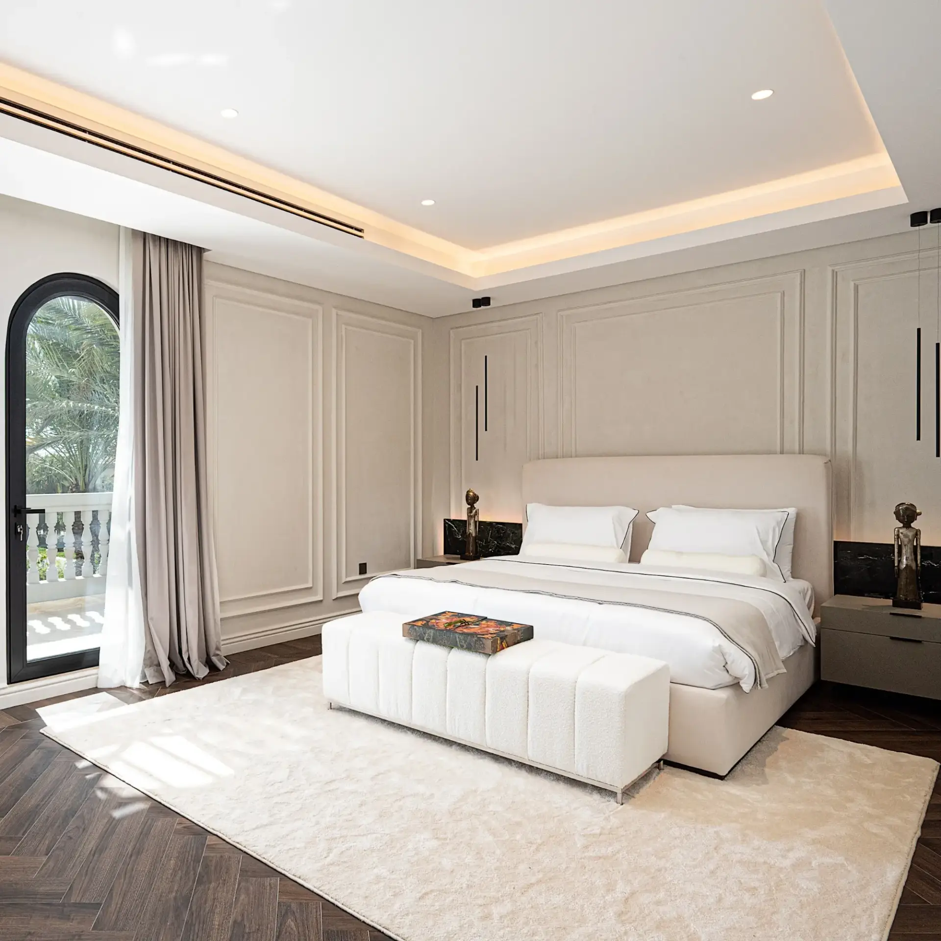 office renovation contractors dubai detail — premium materials