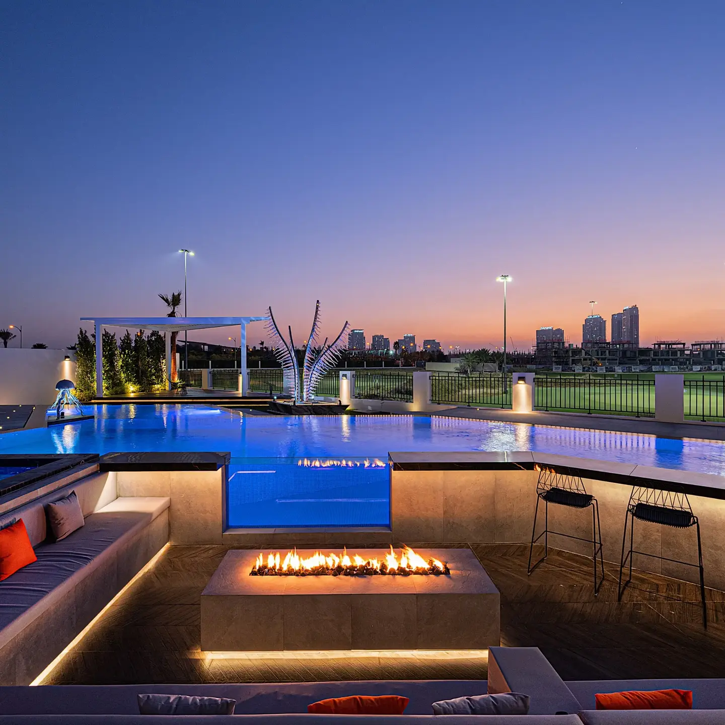 swimming pool company in dubai detail — premium materials