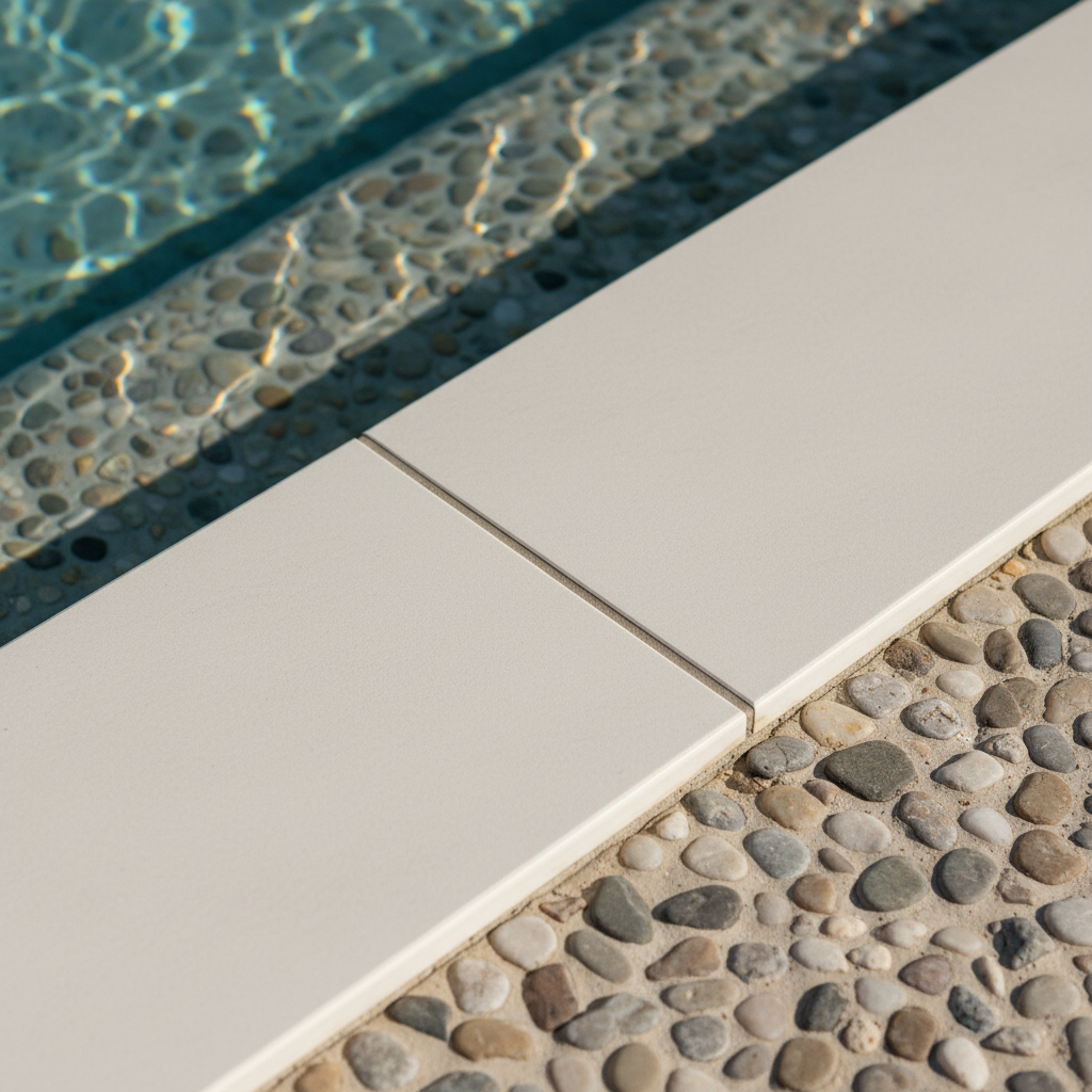 swimming pool contractor emirates hills detail — premium materials