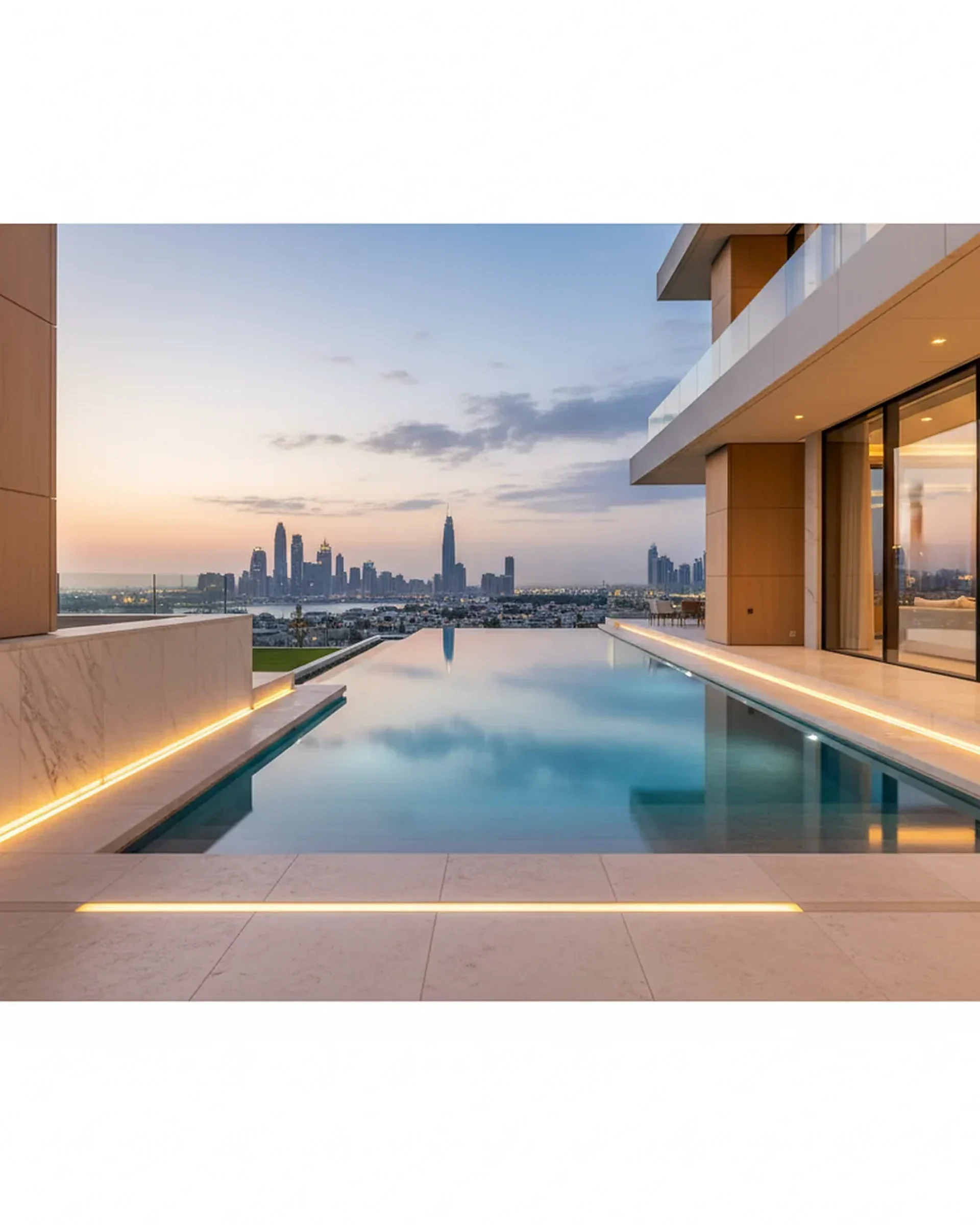 swimming pool contractor emirates hills — First Unicorn Interiors Dubai