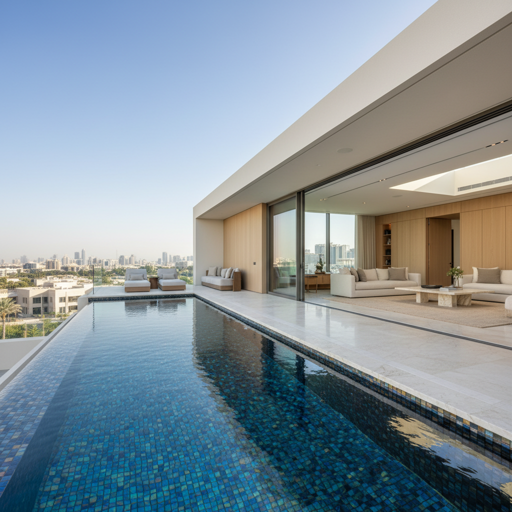 swimming pool contractors in dubai — First Unicorn Interiors Dubai