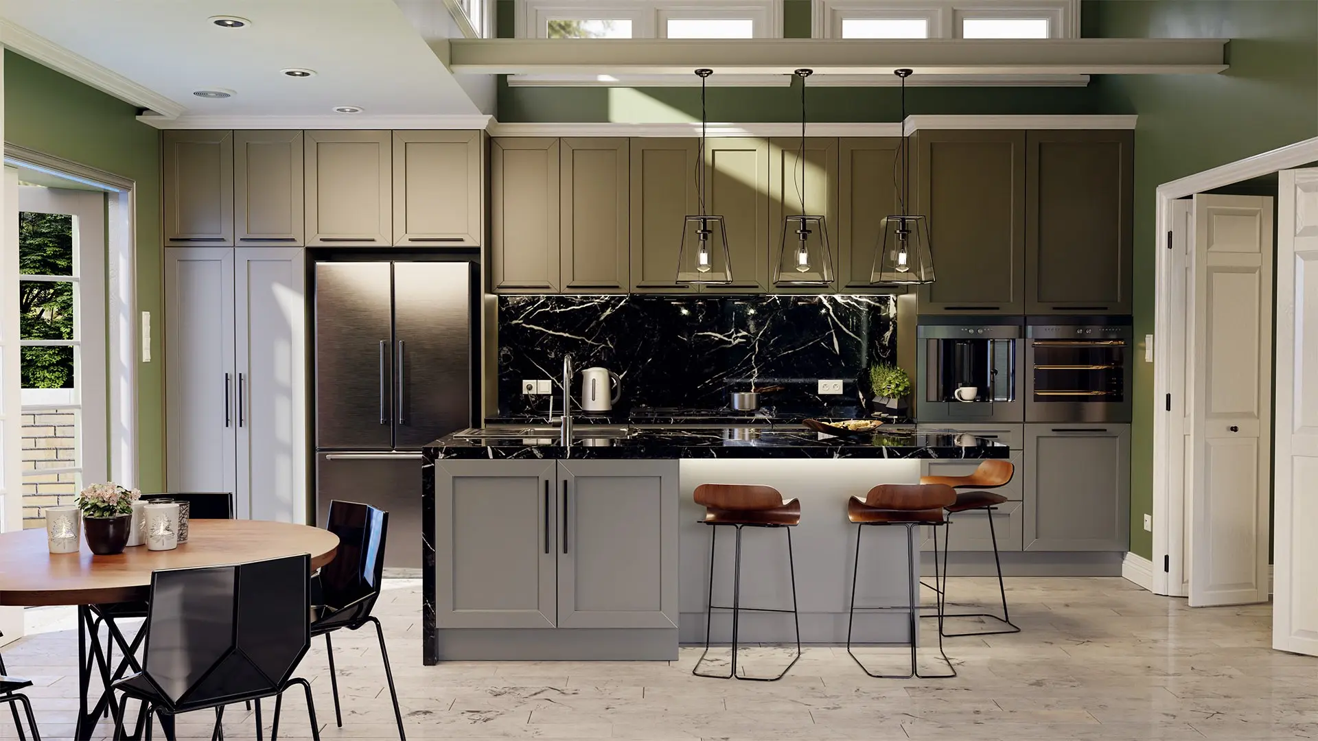kitchen remodel cost detail — premium materials