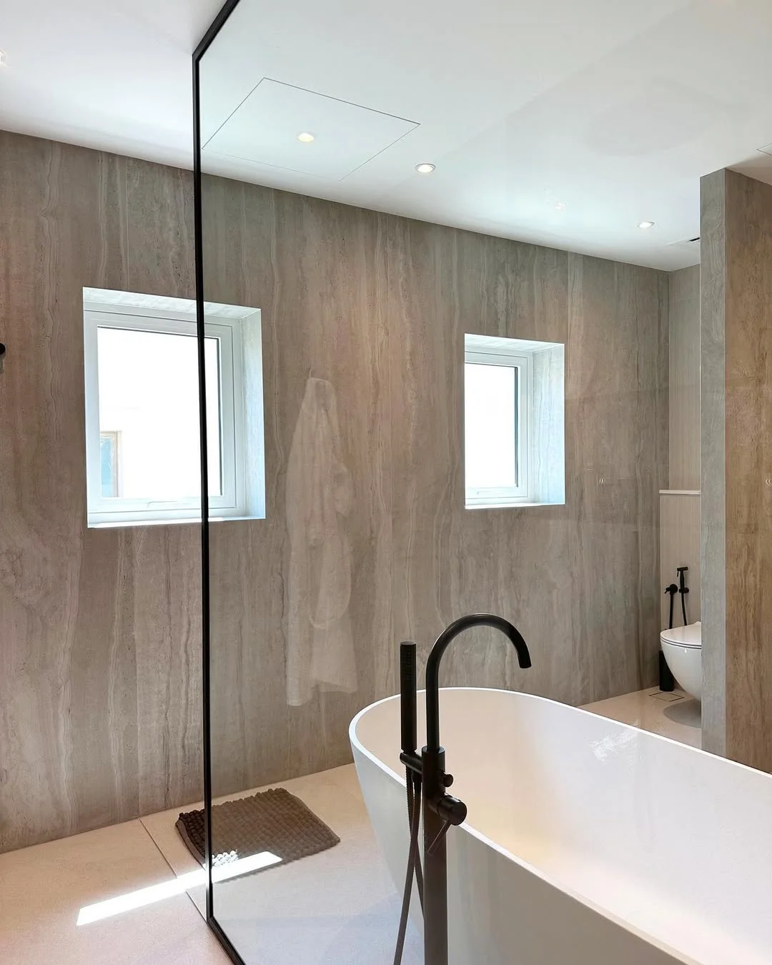 bathroom renovation palm jumeirah detail — premium materials