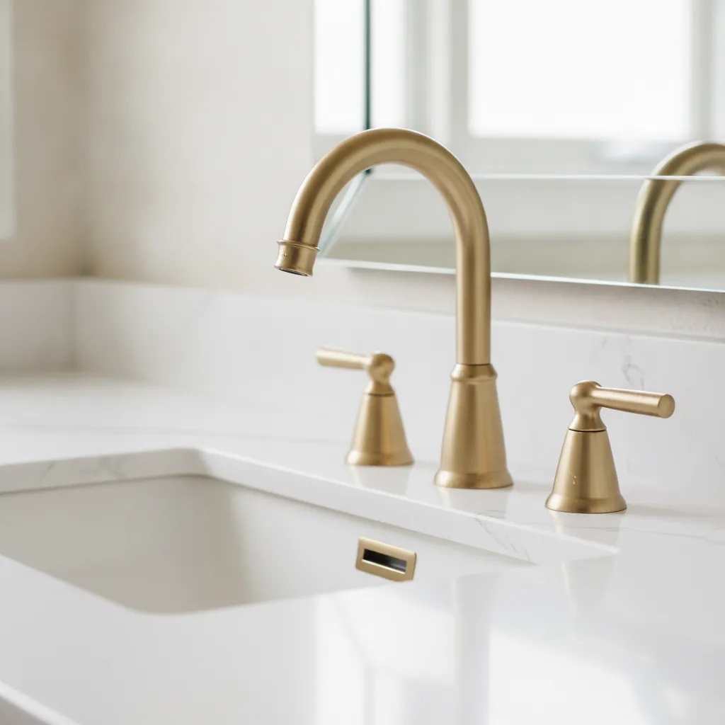 bathroom vanity dubai detail — premium materials