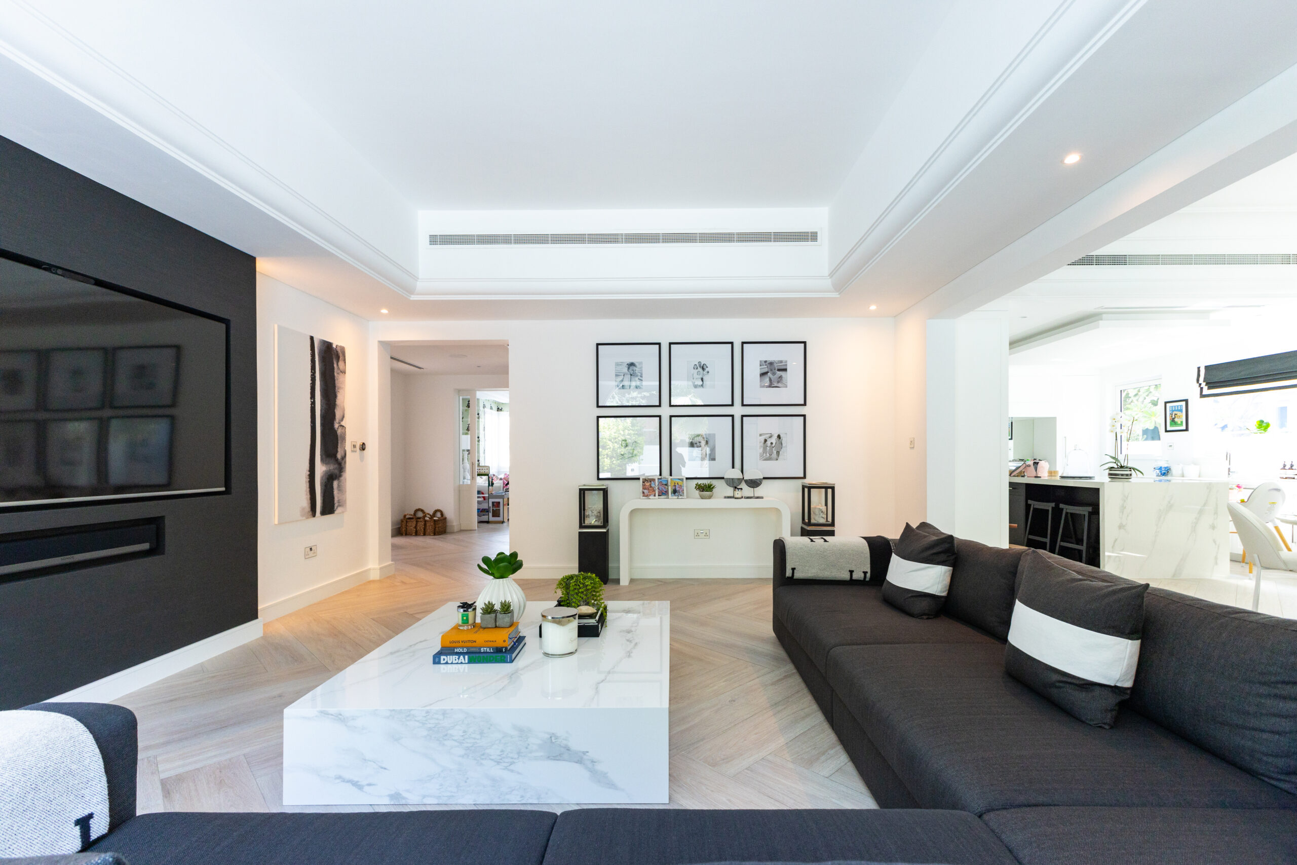 bespoke joinery in dubai detail — premium materials