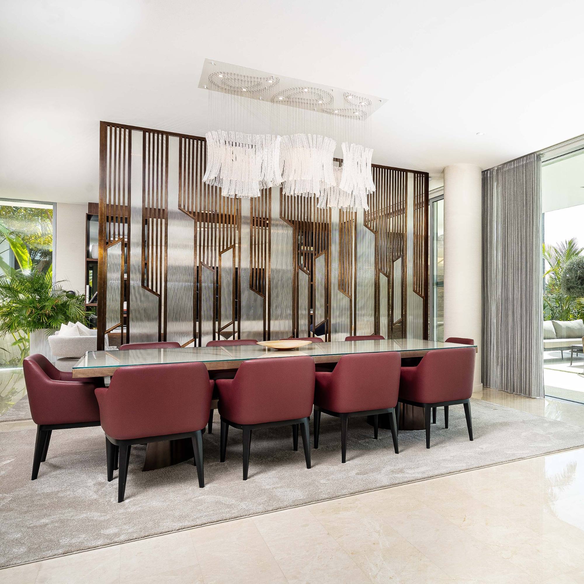 commercial interior designer detail — premium materials
