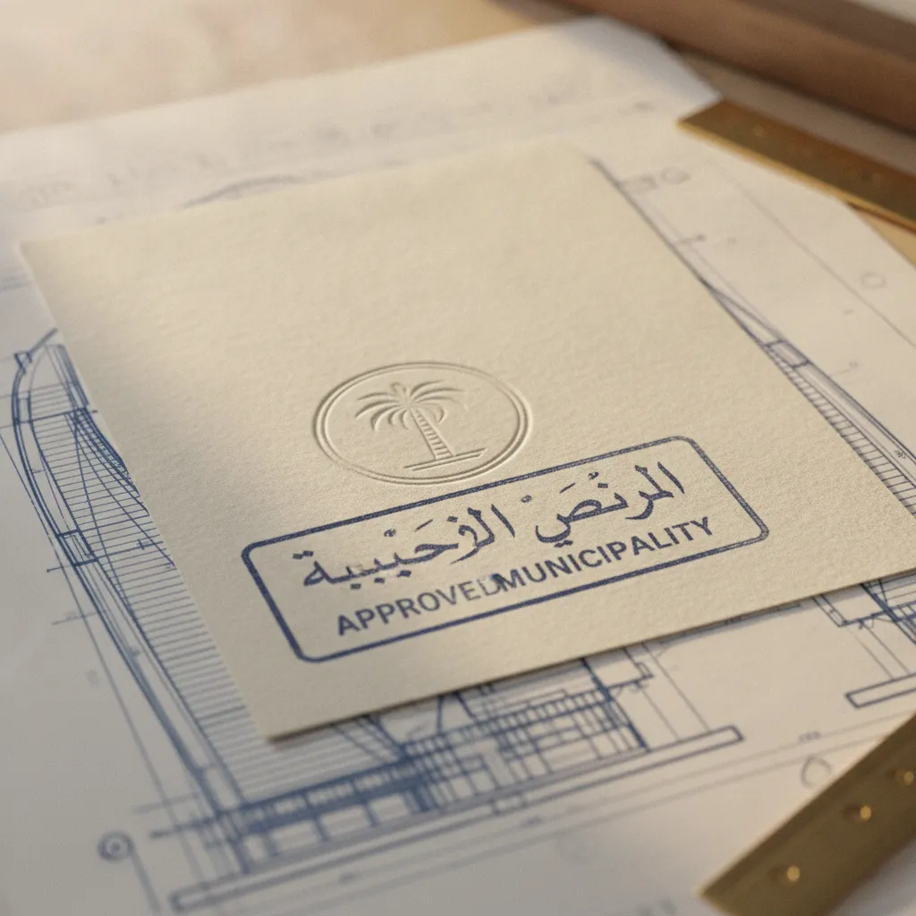 dubai municipality approvals detail — premium materials