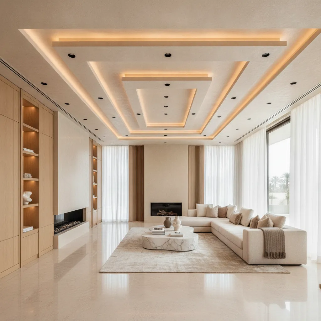 false ceiling design in dubai — First Unicorn Interiors Dubai