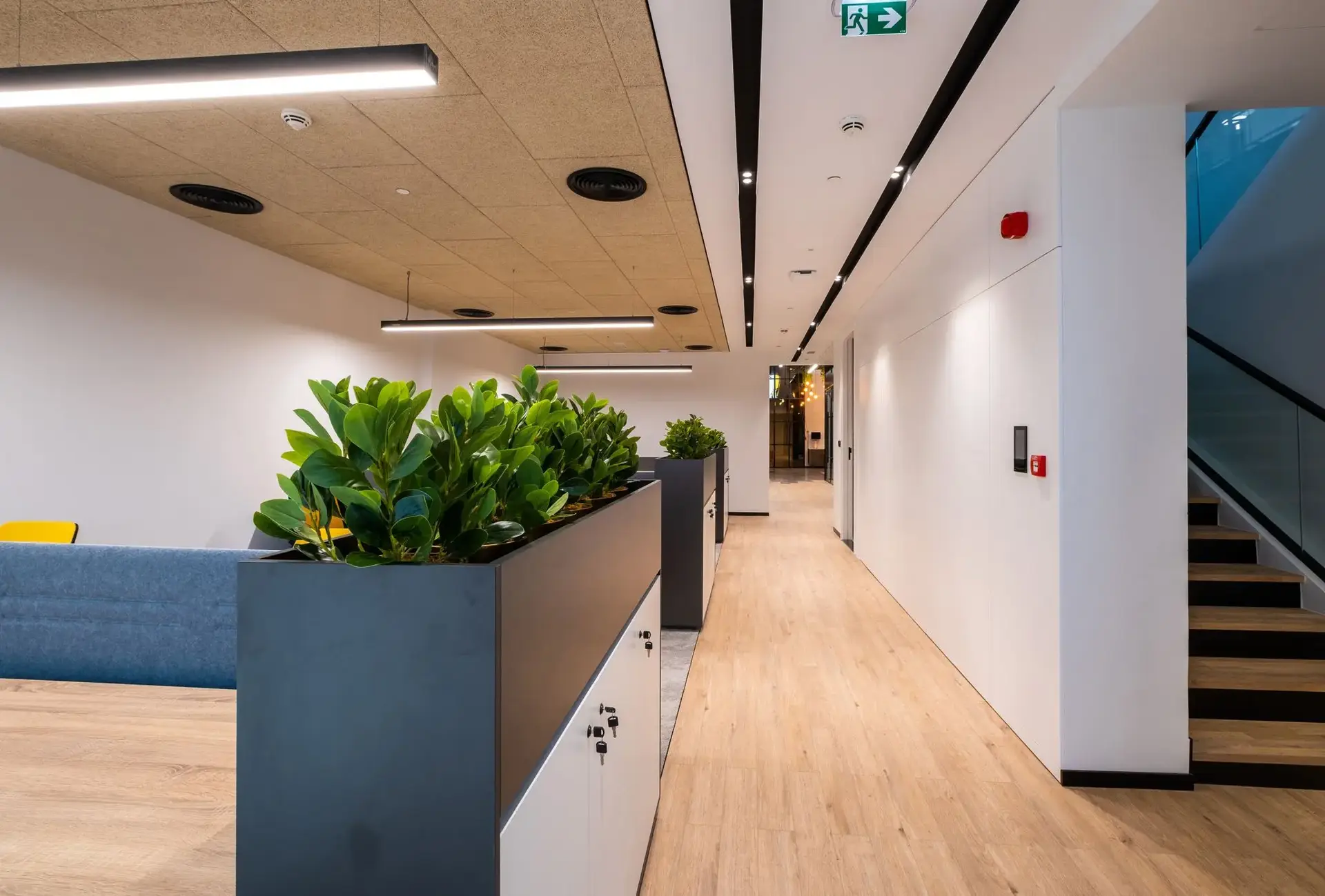 office renovation service detail — premium materials