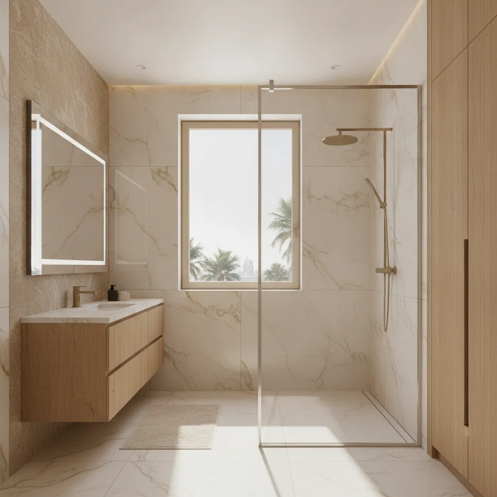 shower enclosure — First Unicorn Interiors Dubai