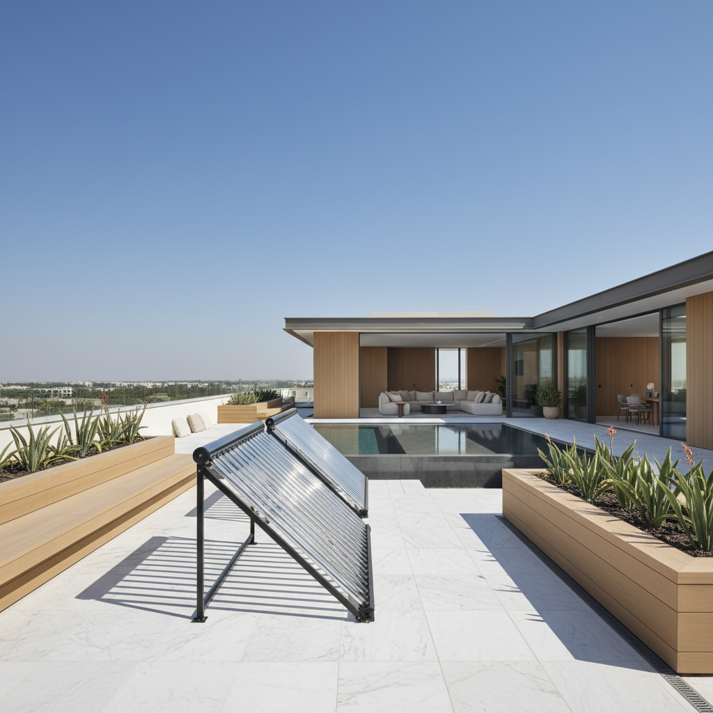 solar water heater installation in dubai — First Unicorn Interiors Dubai