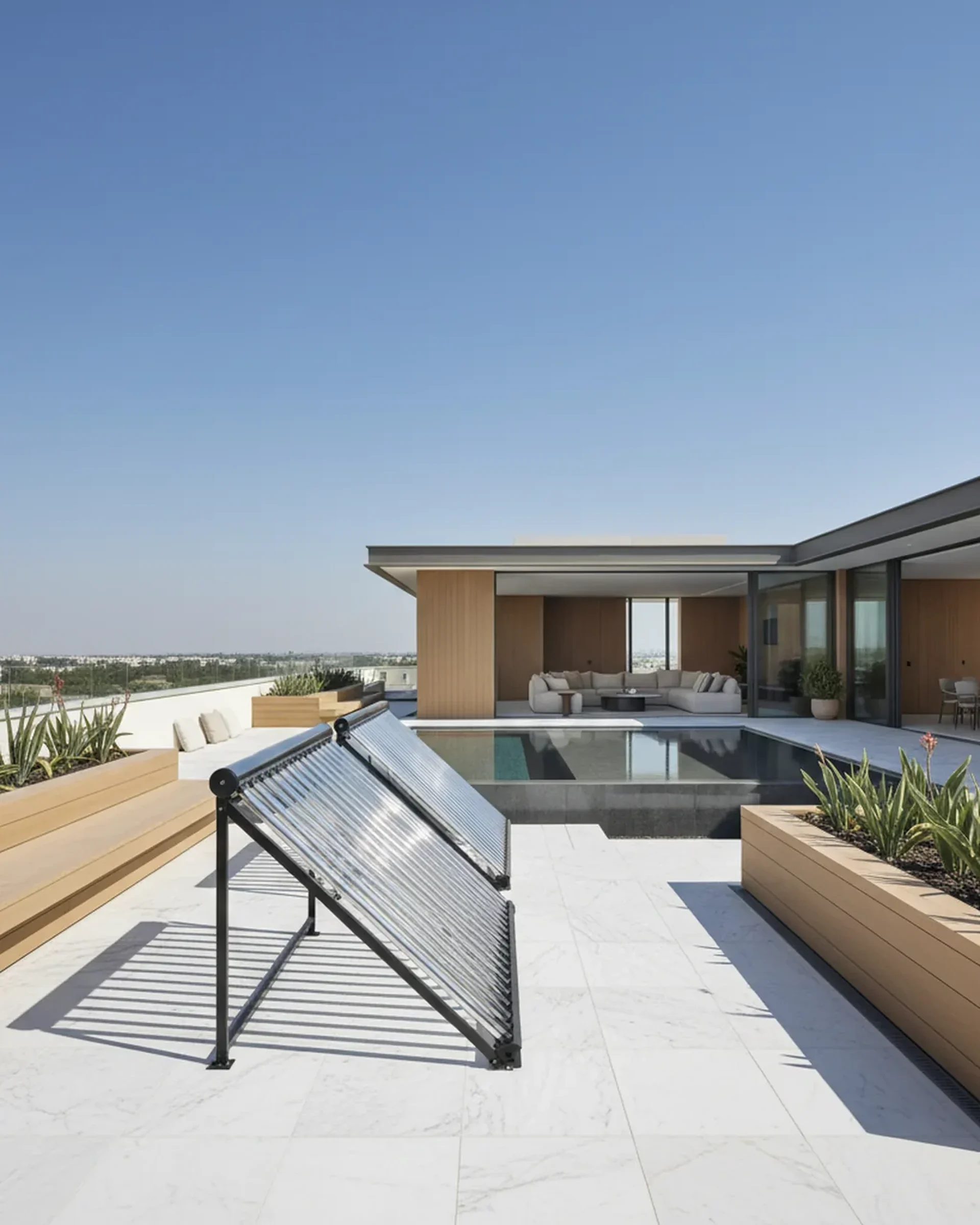تركيب سخان المياه الشمسي في دبي — First Unicorn Interiors دبي