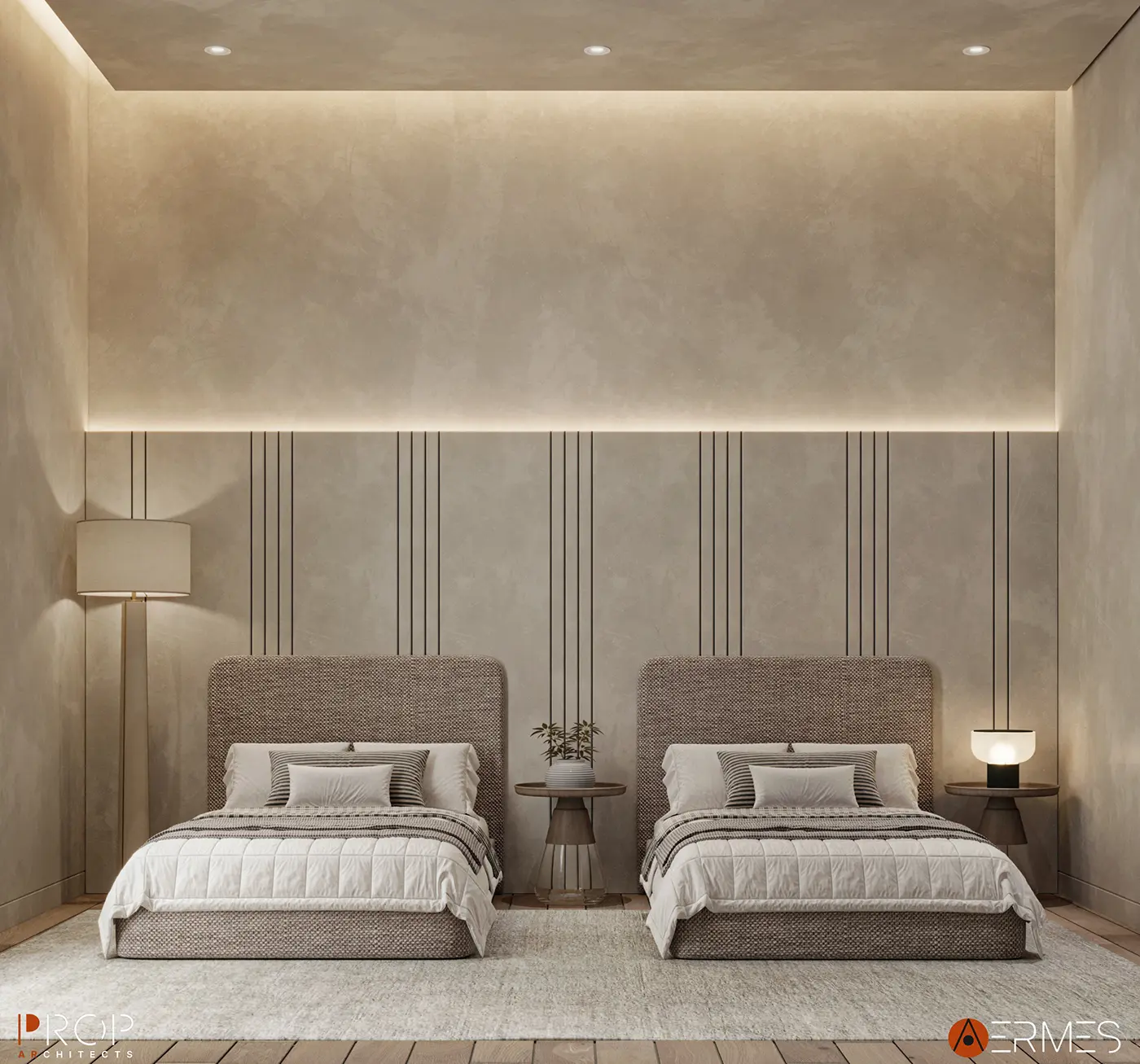 townhouse interior design firms detail — premium materials