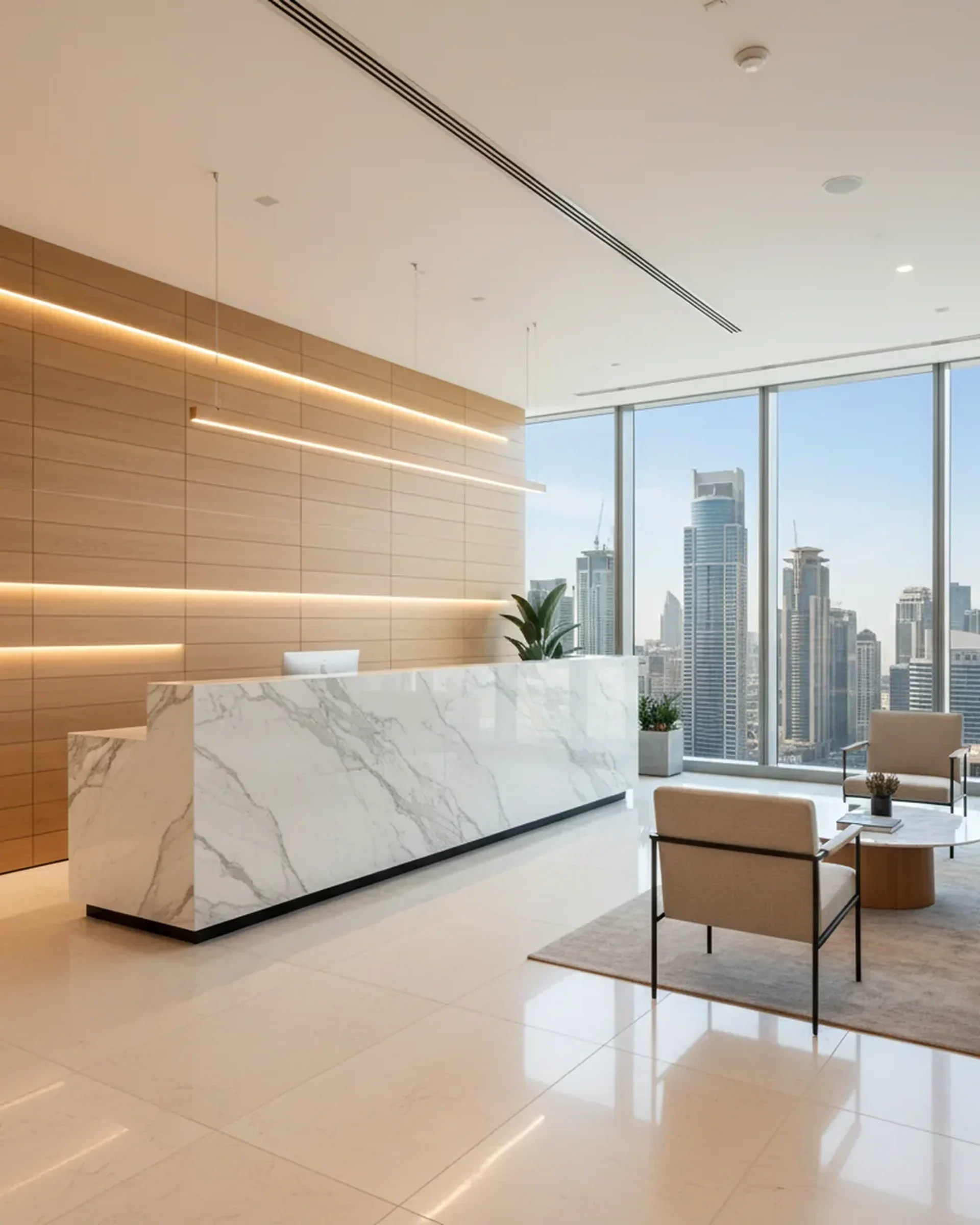 迪拜办公室装修 — First Unicorn Interiors Dubai