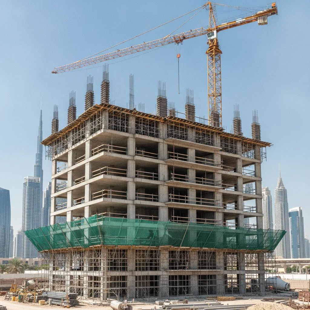 Building Construction (G+10) project in DIFC, Dubai by First Unicorn Interiors