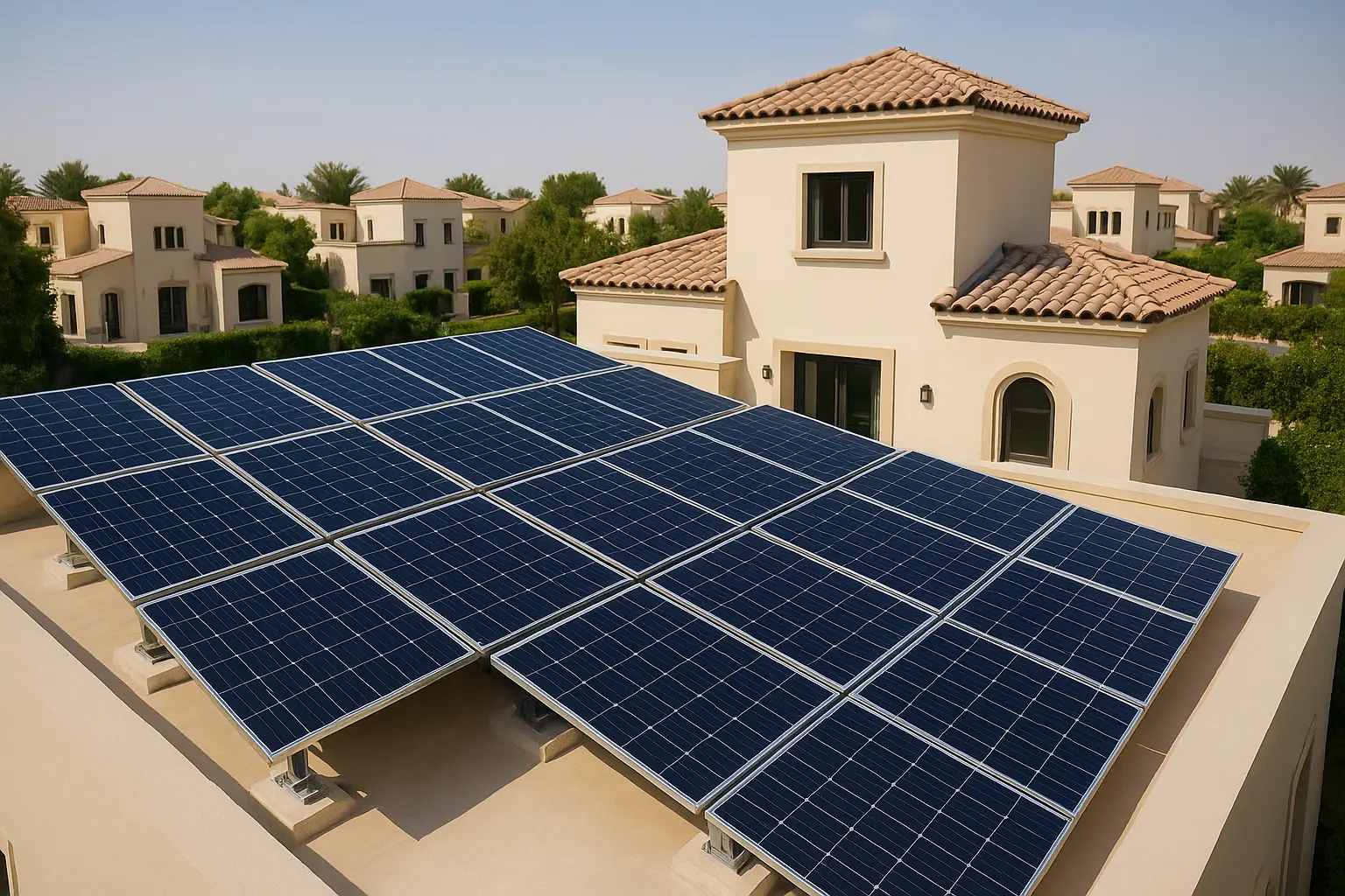 Villa construction project, Dubai