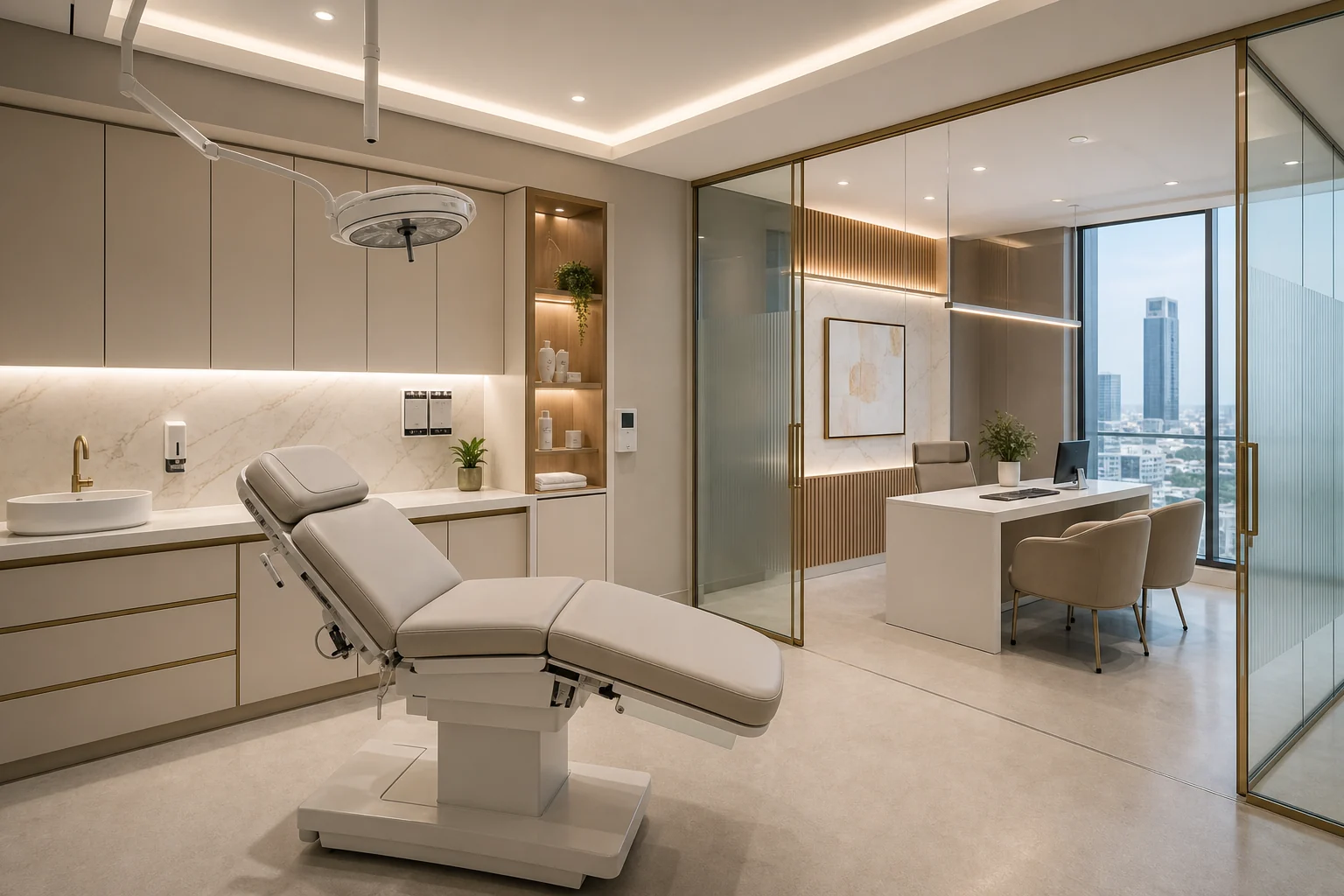 Clinic treatment room and consultation suite fit-out
