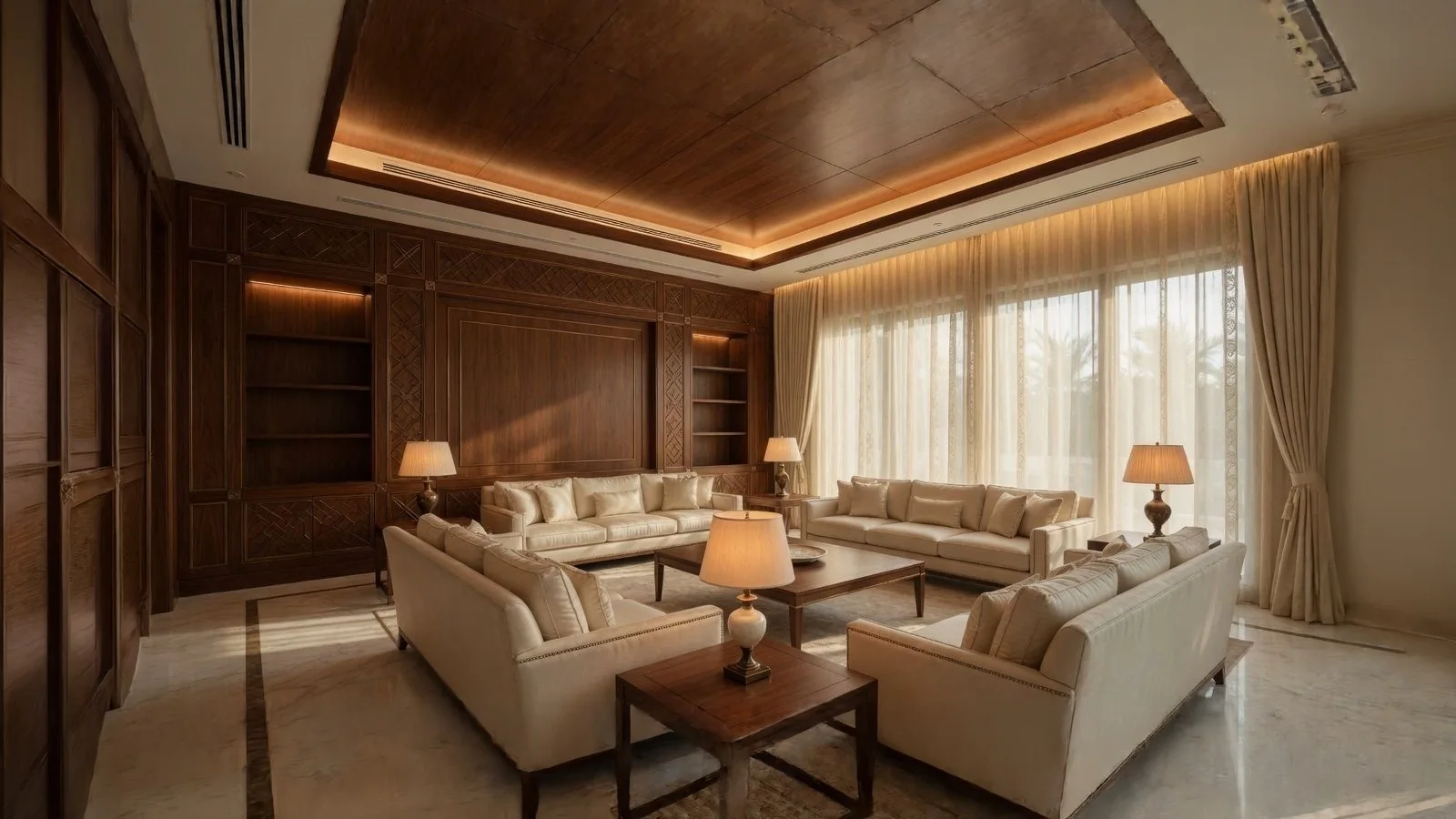 تجهيز الفيلا في مدينة محمد بن راشد، دبي — First Unicorn Interiors