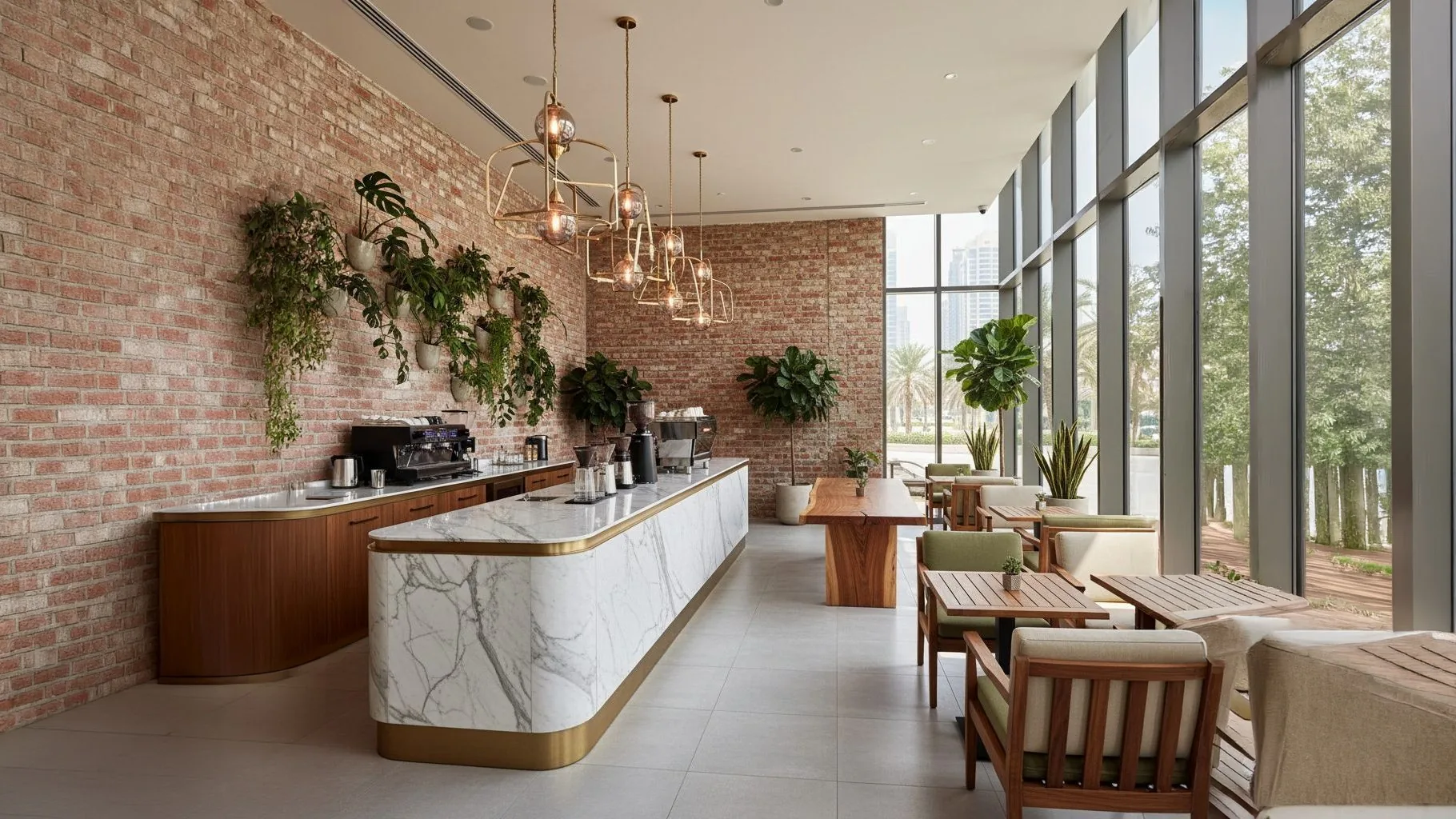 تجهيز مطعم ومقهى في البرشاء، دبي — First Unicorn Interiors