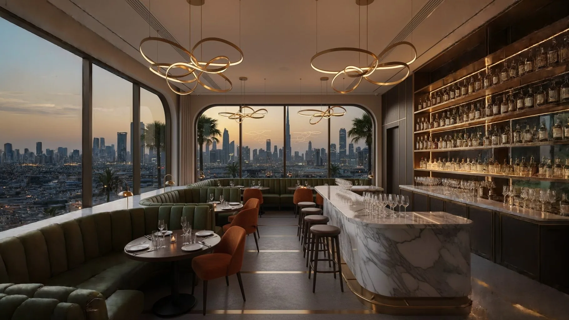 迪拜阿治曼自由区餐厅与咖啡馆装修 — First Unicorn Interiors