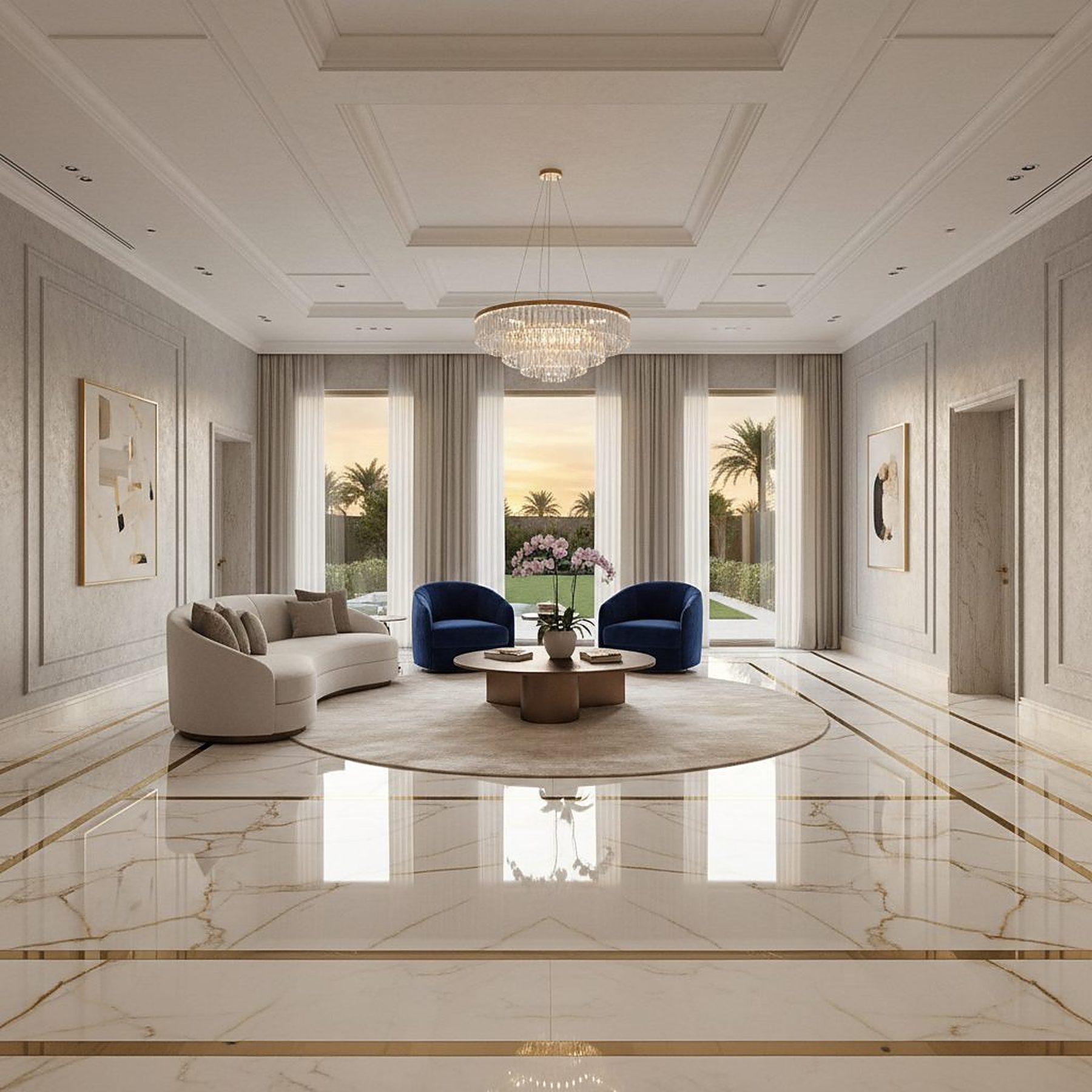 أرضيات هيرو في دبي — مشروع First Unicorn Interiors، دبي