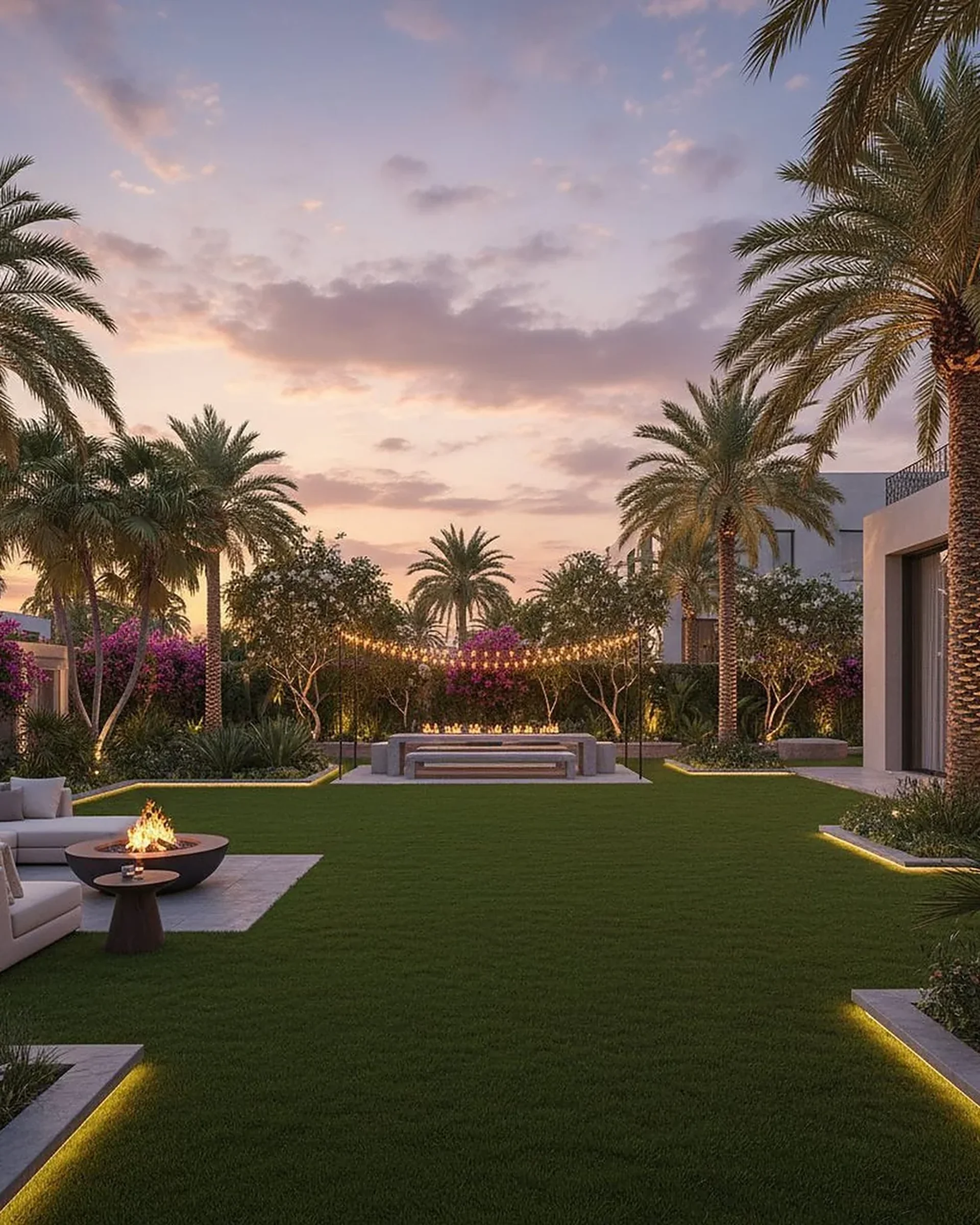 Hero landscaping renovation — First Unicorn Interiors project, Dubai