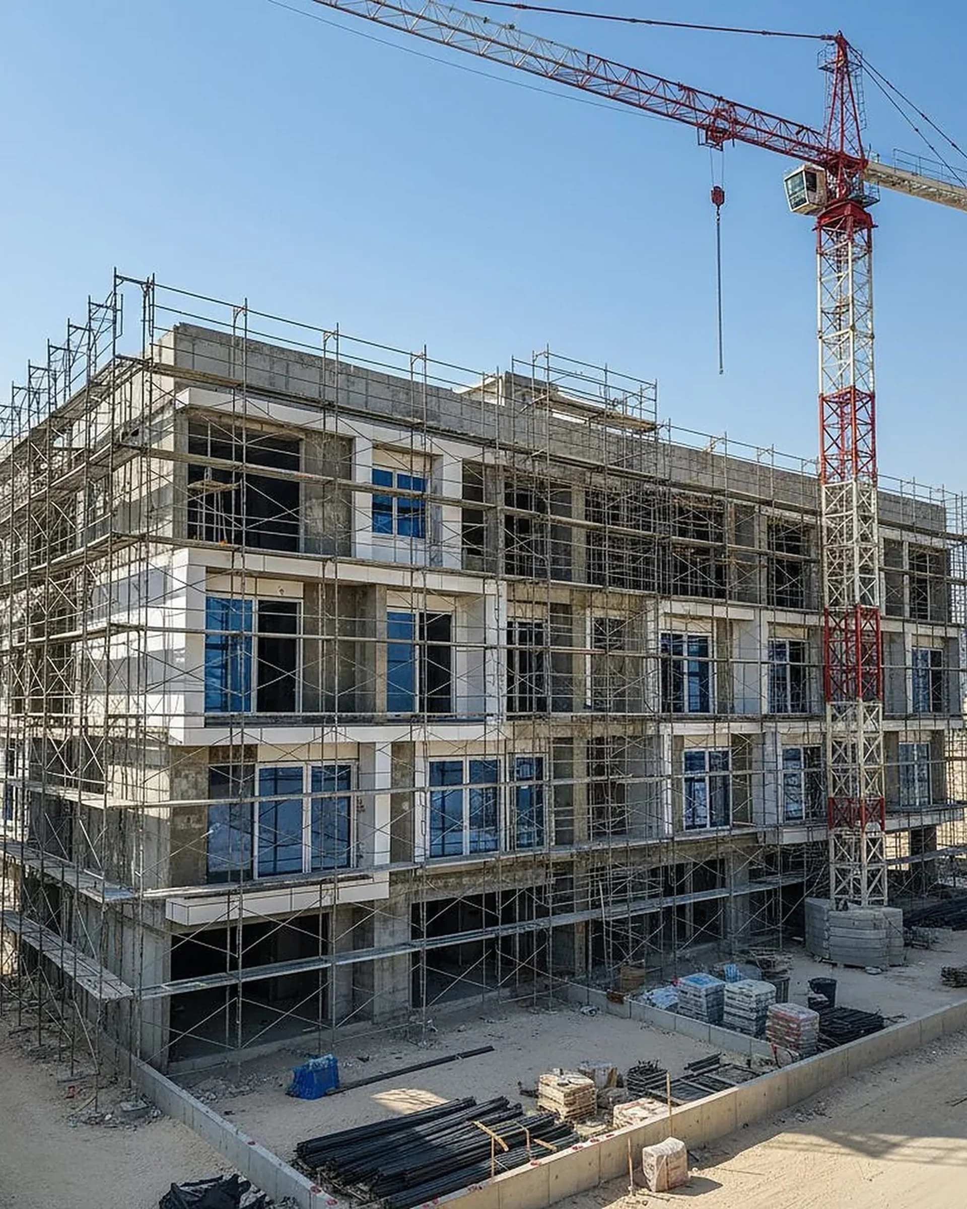 Hero low rise construction — First Unicorn Interiors project, Dubai