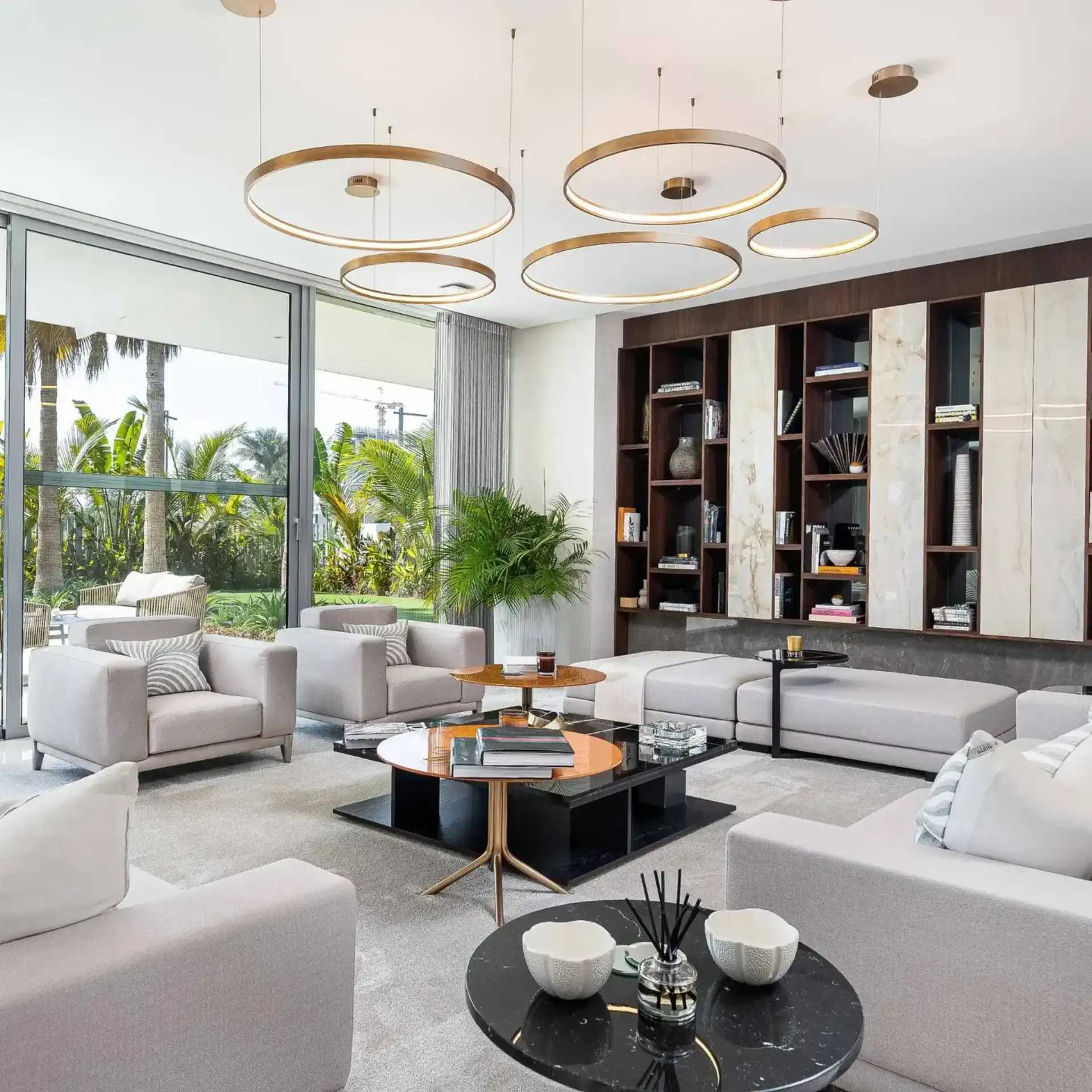 Apartment Renovation in Dubai South — Stone & finishes — First Unicorn Interiors
