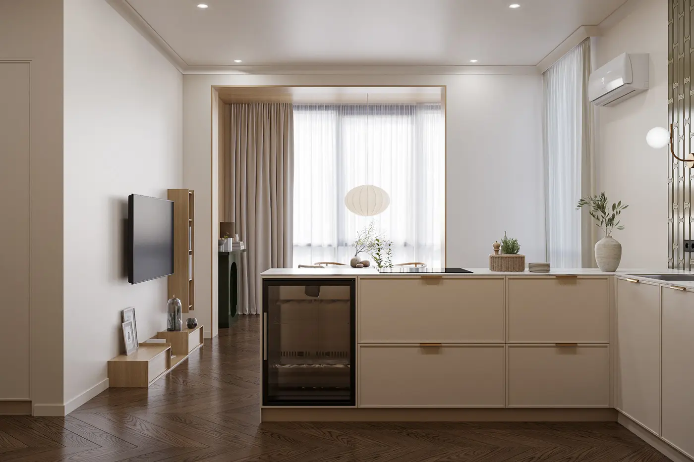 Kitchen Renovation project in Al Reef, Dubai by First Unicorn Interiors