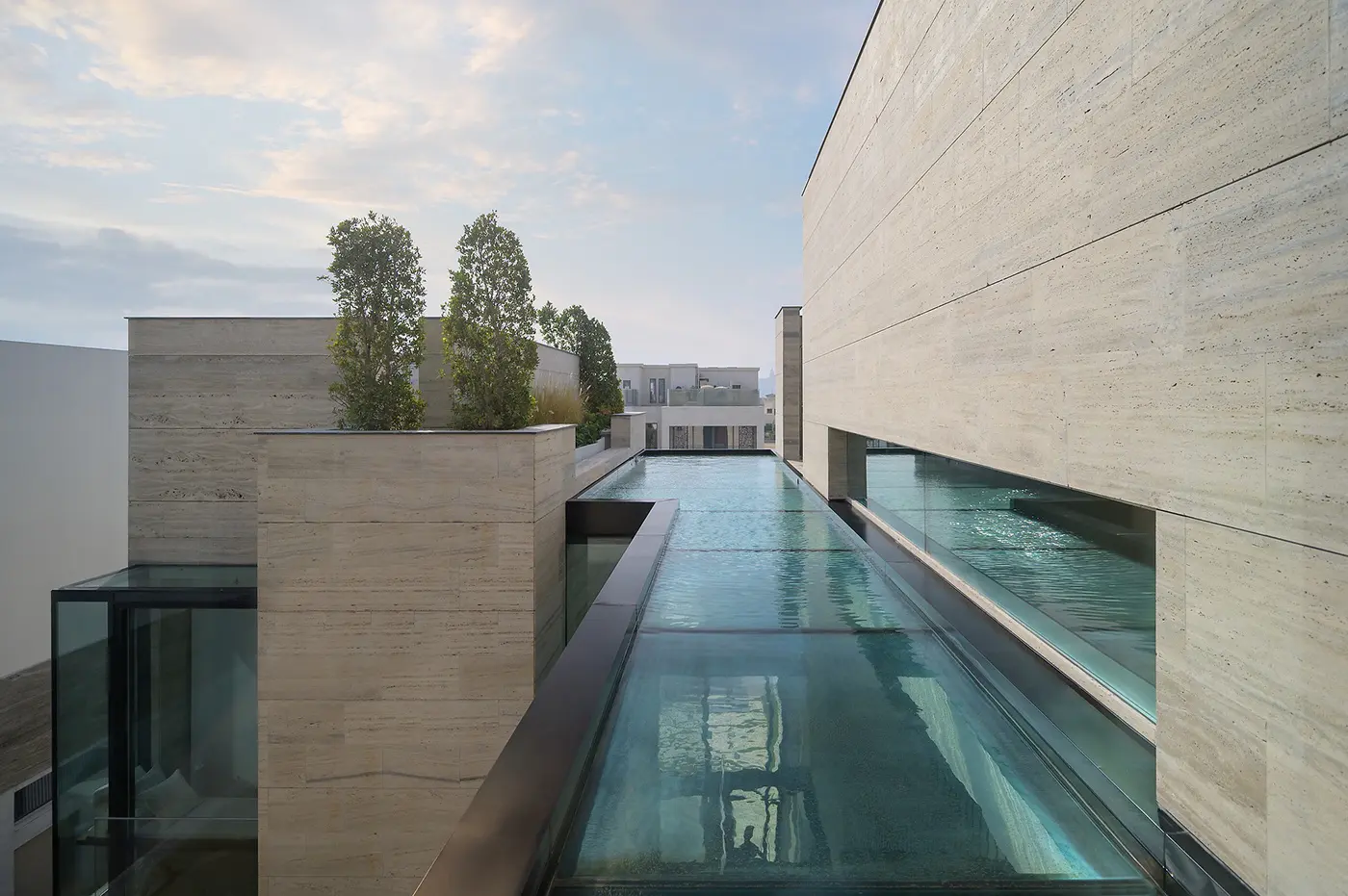 Pool renovation, Damac Hills