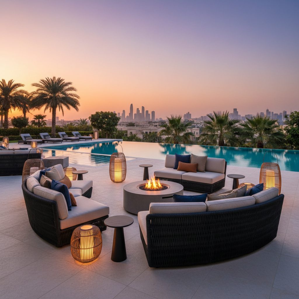 Outdoor furniture Dubai villa