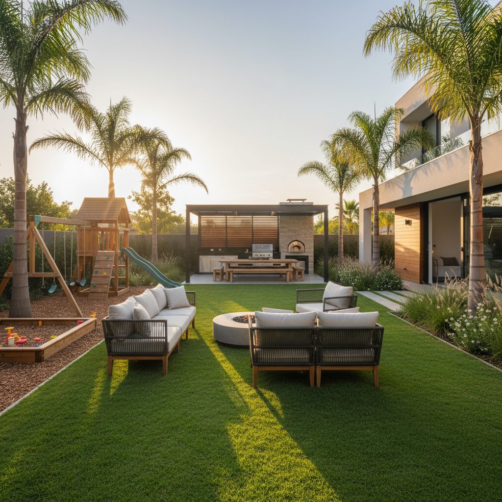 Home garden — First Unicorn Interiors project, Dubai