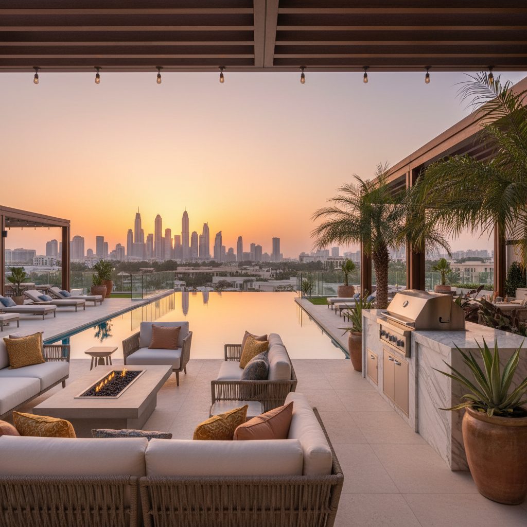 Terrace — First Unicorn Interiors project, Dubai