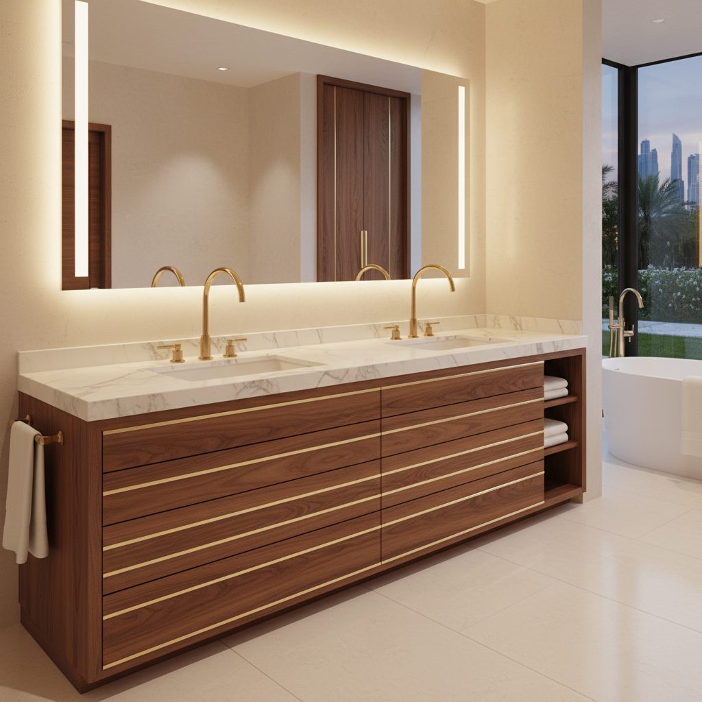 Custom bathroom vanity Dubai