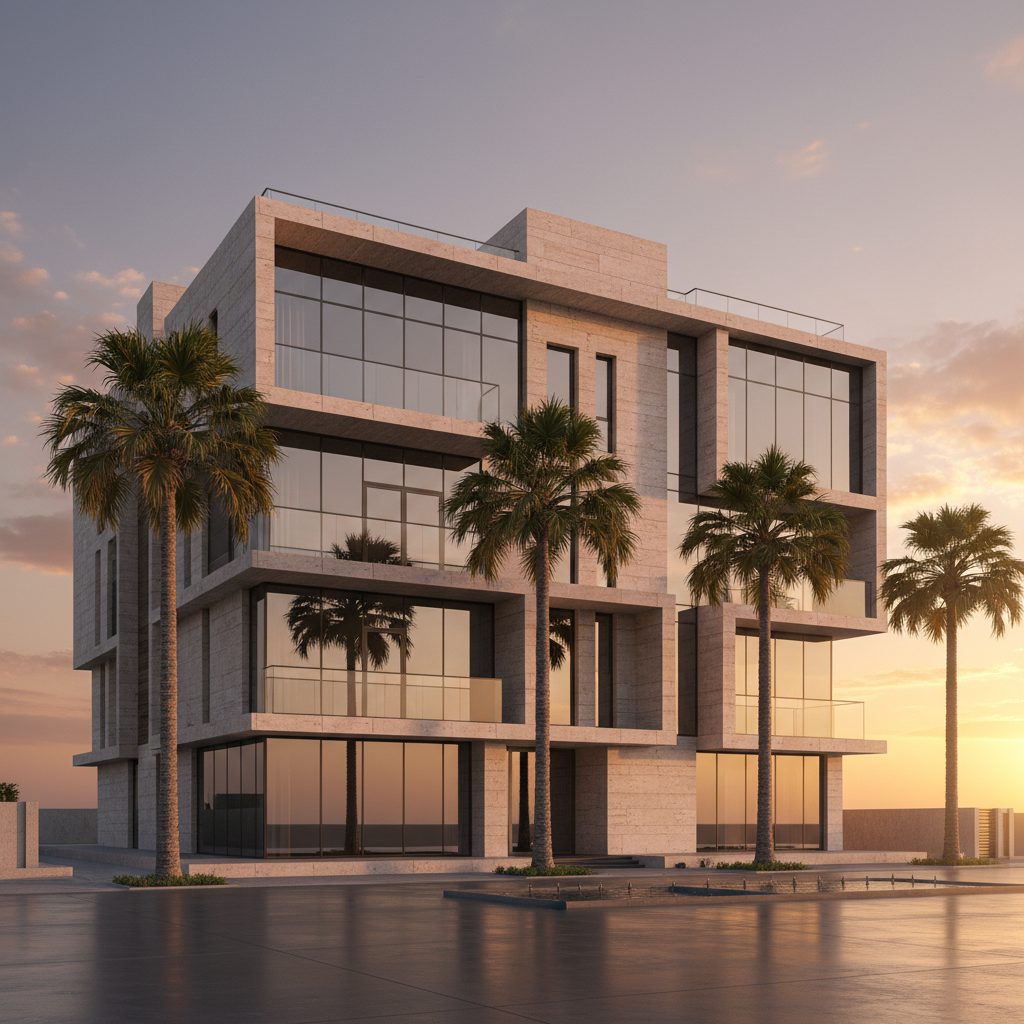 Completed modern low rise Dubai