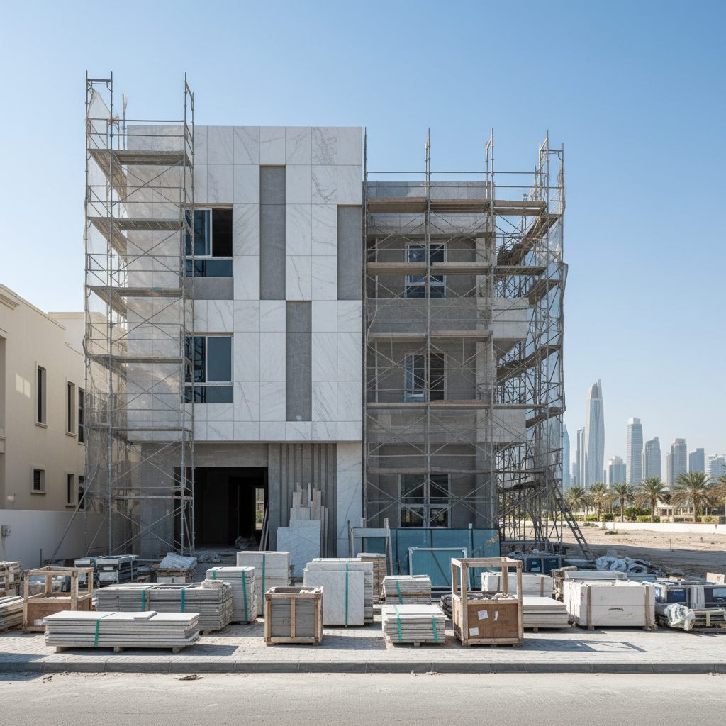 Low rise finishing stage Dubai