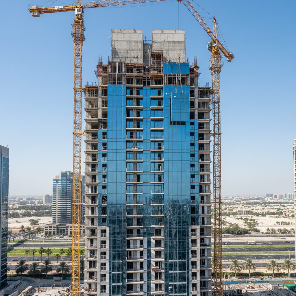 Mid rise glazing Dubai